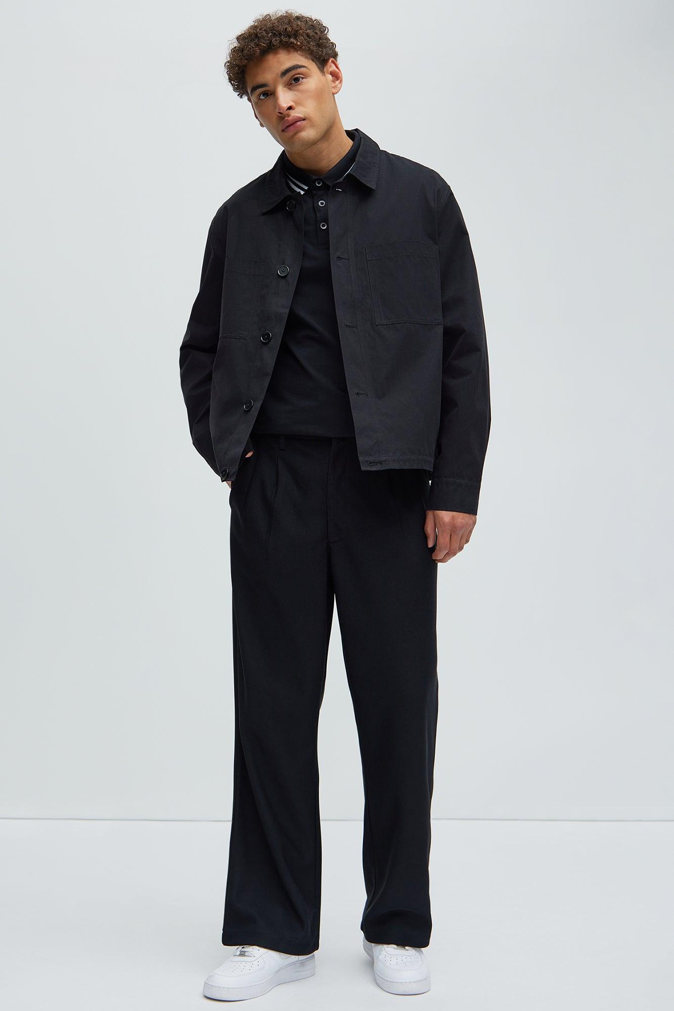 Don't Start Work Jacket - Black Product Image