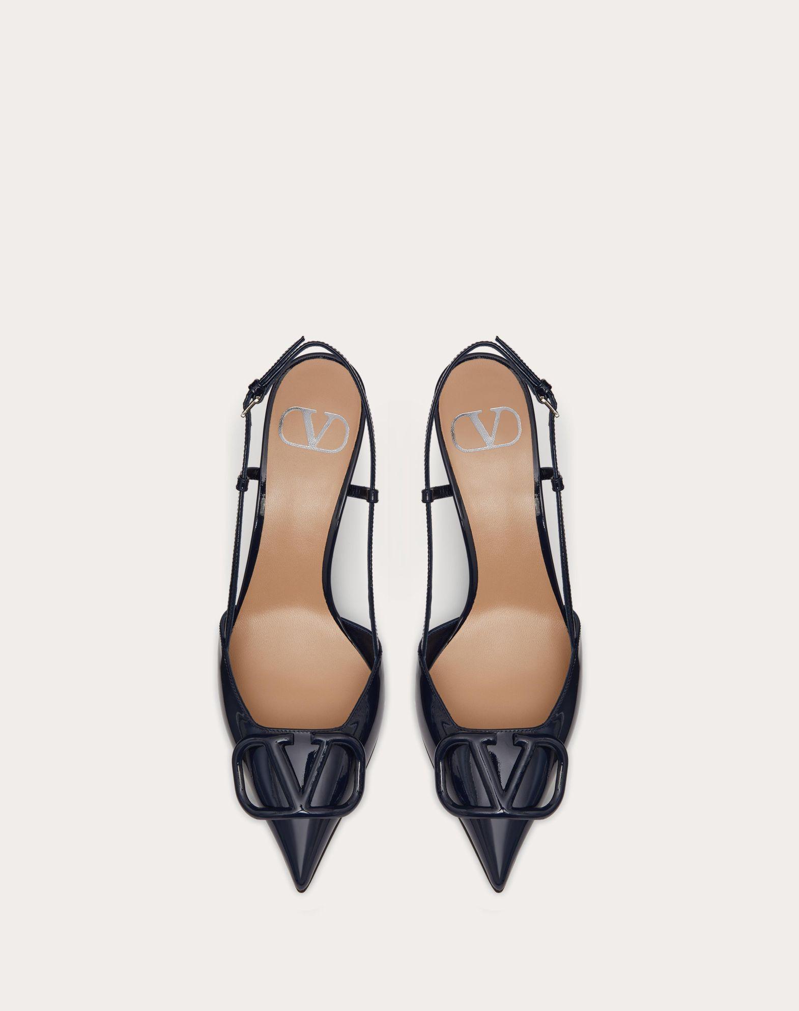 Vlogo Signature Patent Leather Slingback Pump 80Mm / 3.15 In. Product Image
