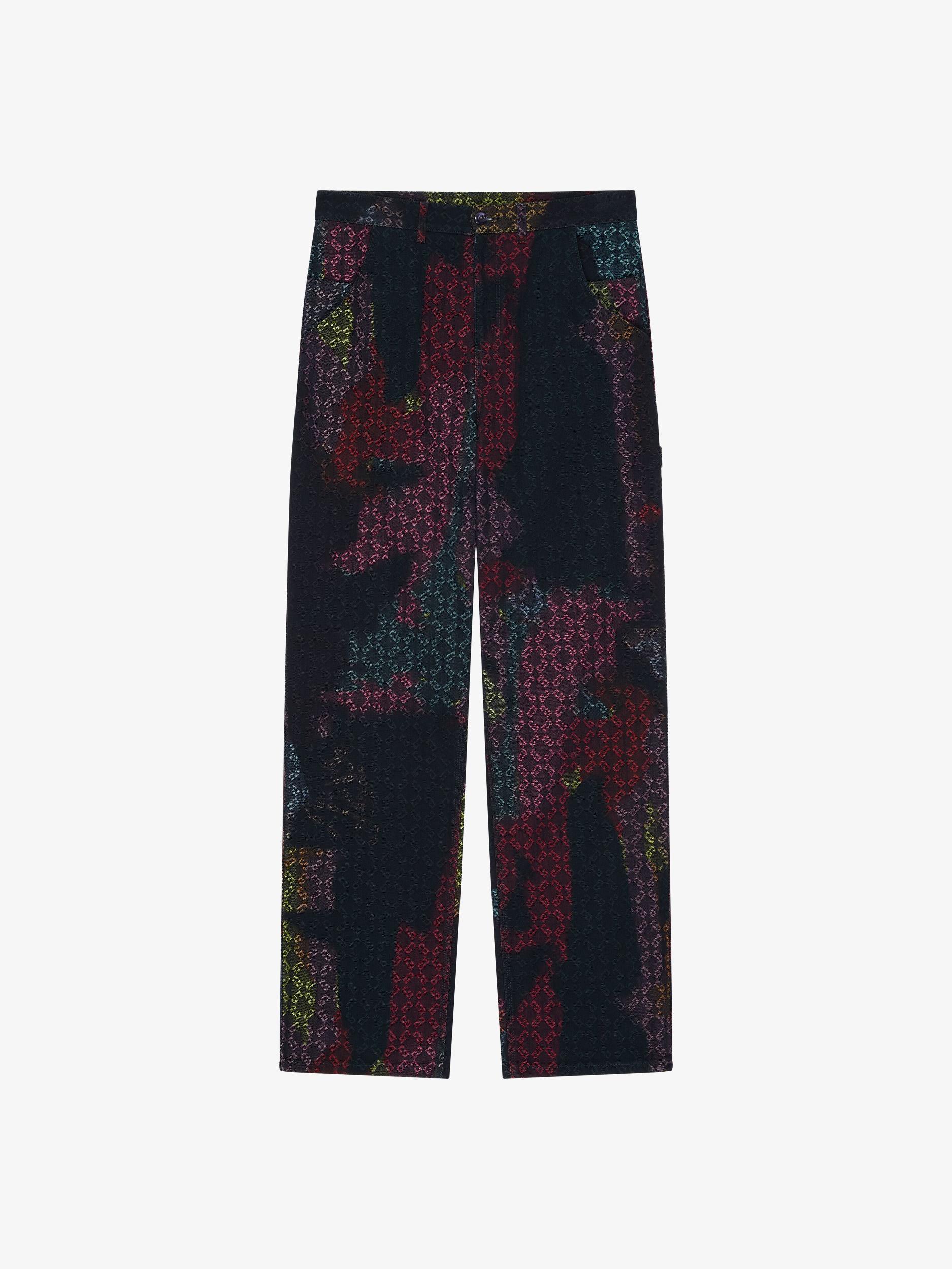 Multicolor jeans in denim monogram 72 Product Image
