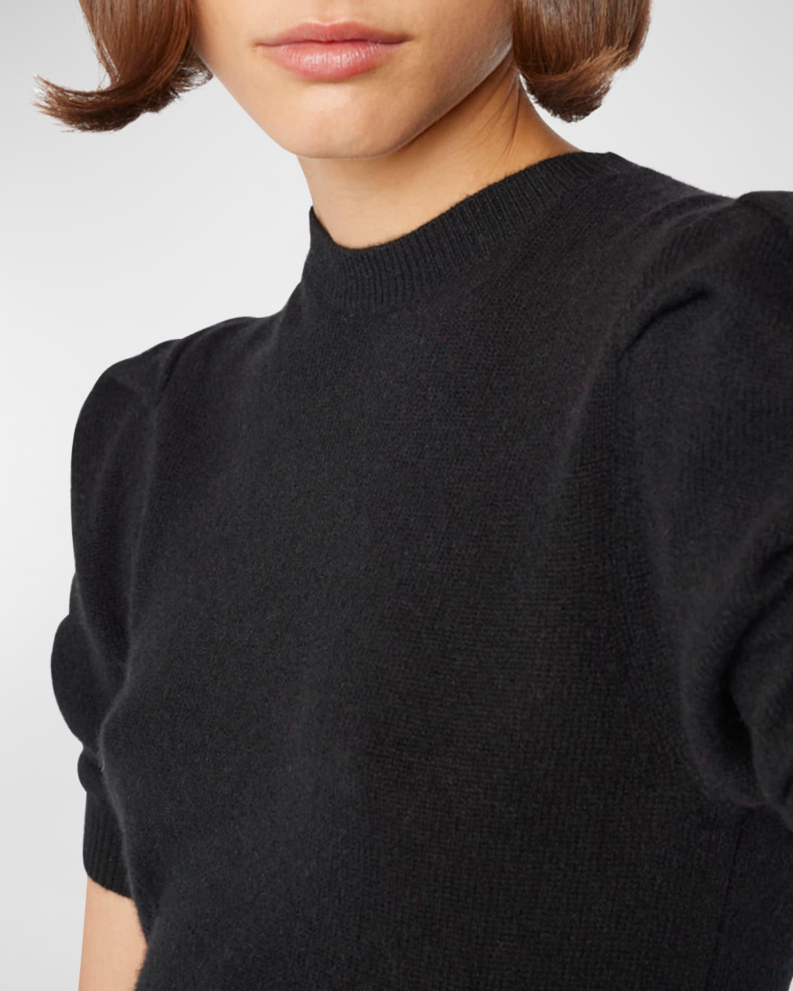 Ruched Cashmere-Wool Sweater Product Image