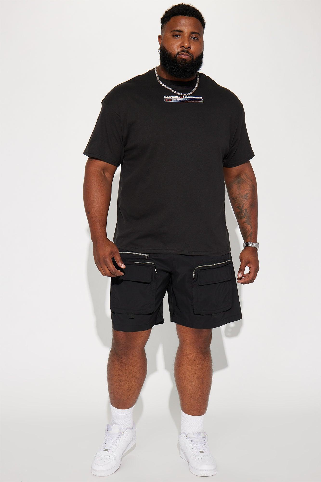 In The Field Relaxed Cargo Shorts - Black Product Image