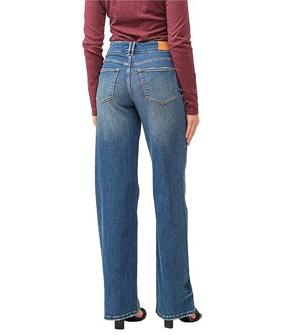 Dear John Holly Wide Leg High Rise Full Length Jeans Product Image