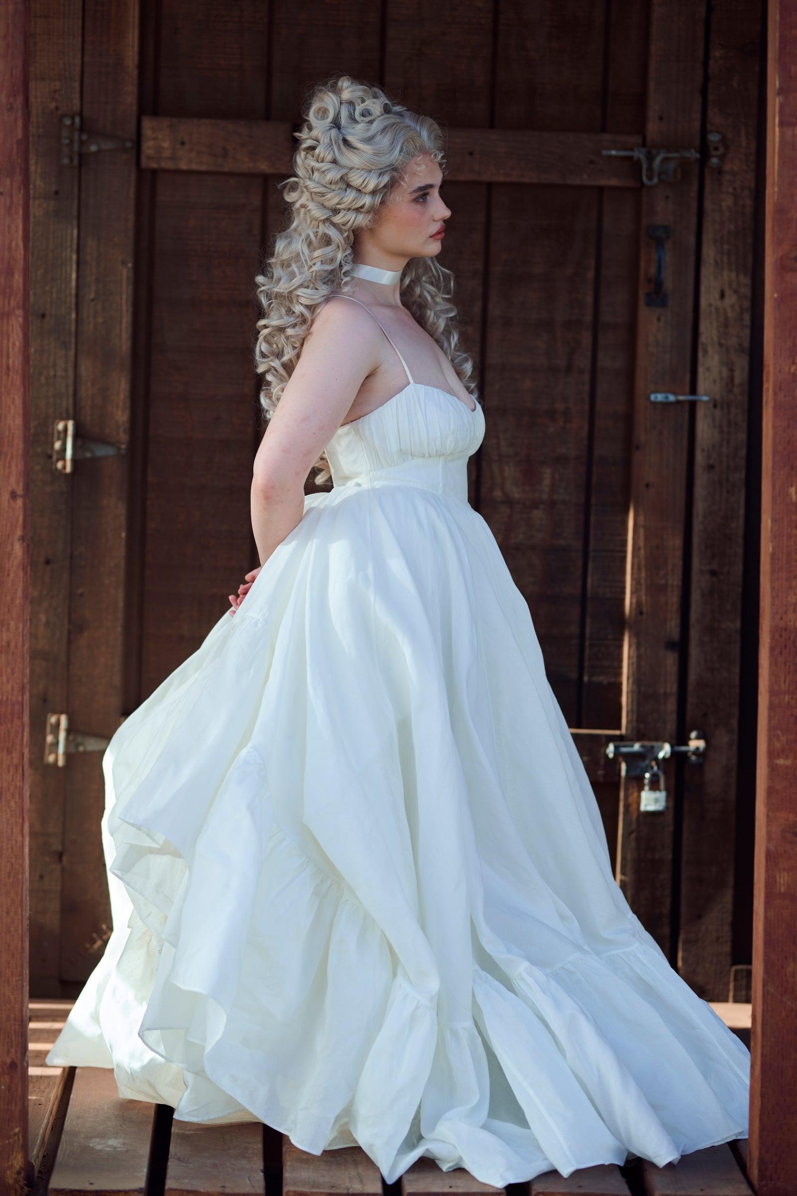 The Ivory Organdy Destination Gown Product Image