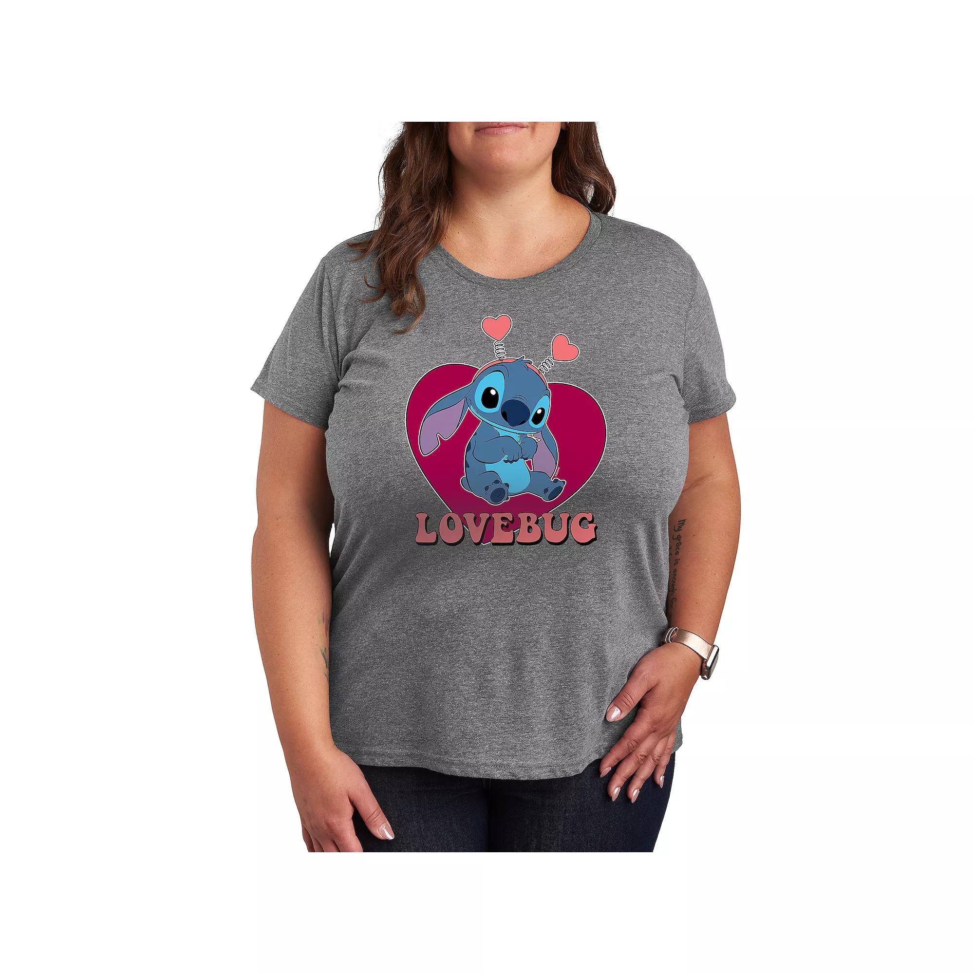 Disney's Lilo & Stitch Plus Lovebug Graphic Tee, Women's,  Product Image