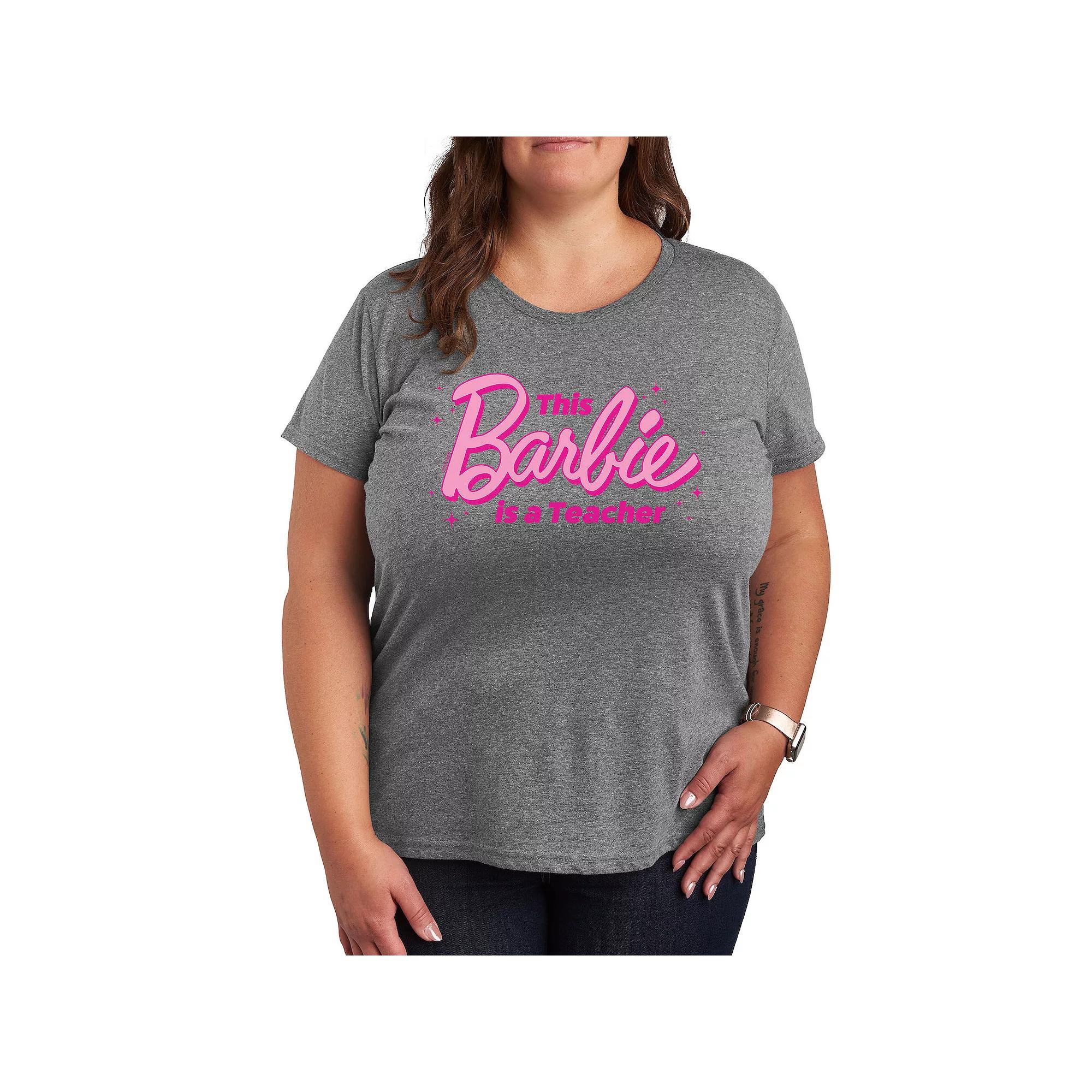 Plus Barbie® This Barbie Is A Teacher Graphic Tee, Women's,  Product Image
