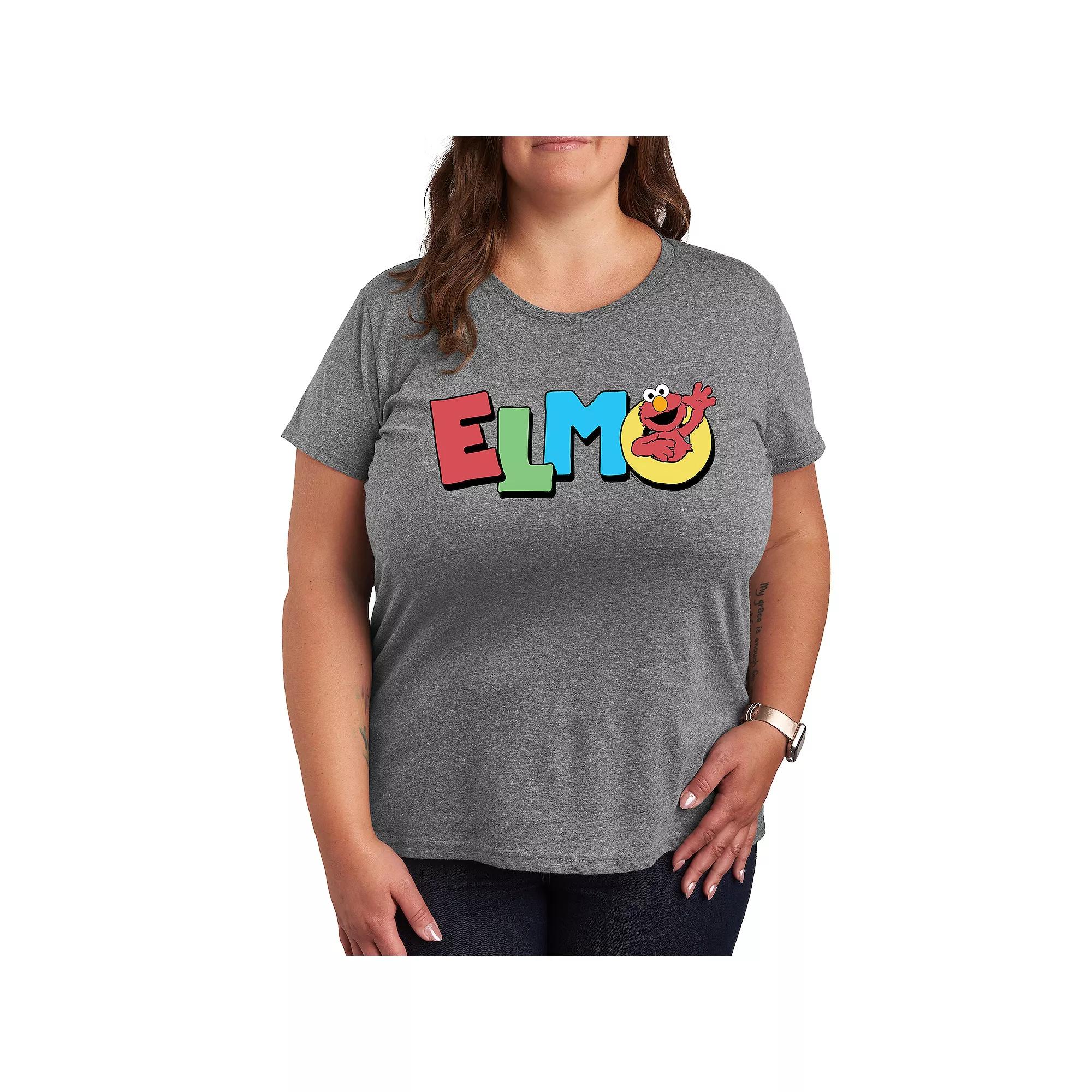 Plus Sesame Street Elmo Graphic Tee, Women's,  Product Image