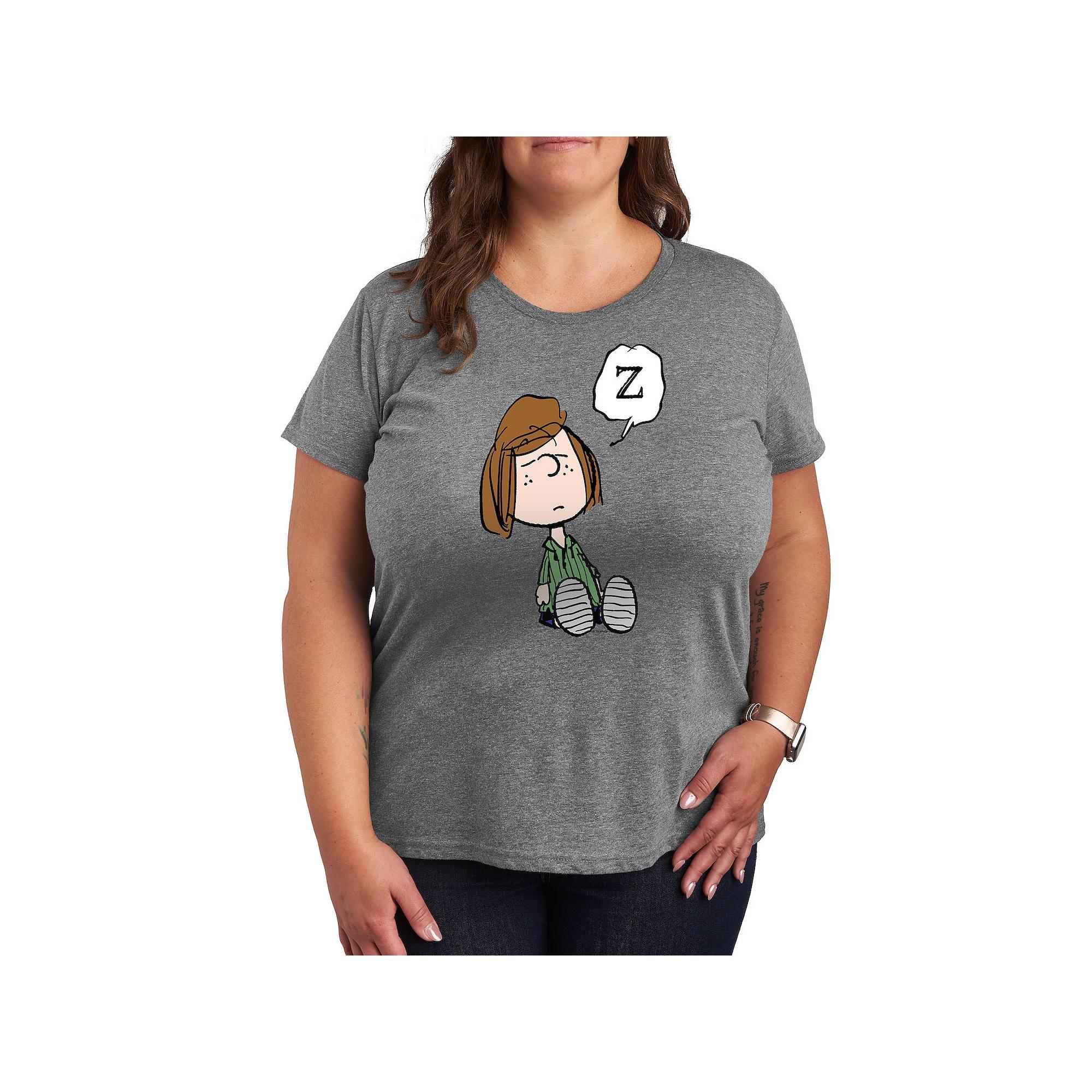 Plus Peanuts Peppermint Patty Doze Graphic Tee, Women's,  Product Image
