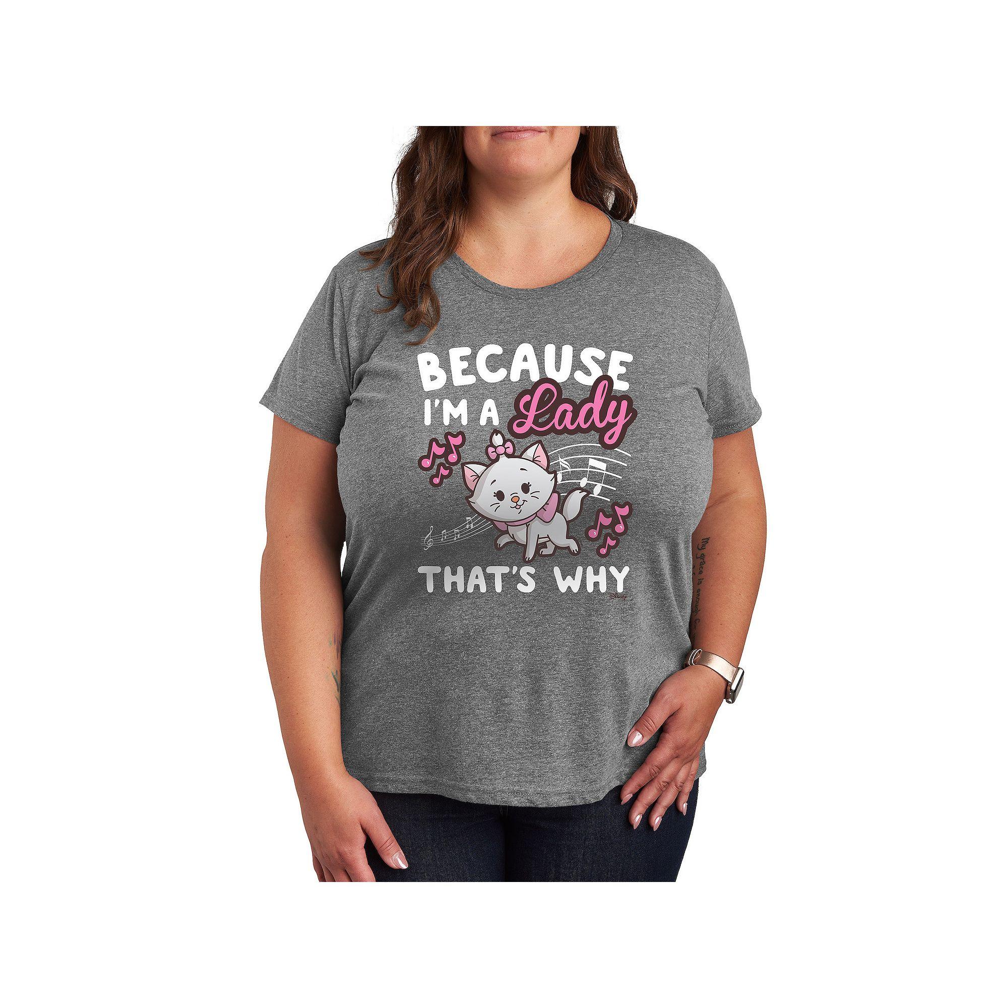 Disney's The Aristocats Marie Plus I'm A Lady Graphic Tee, Women's,  Product Image