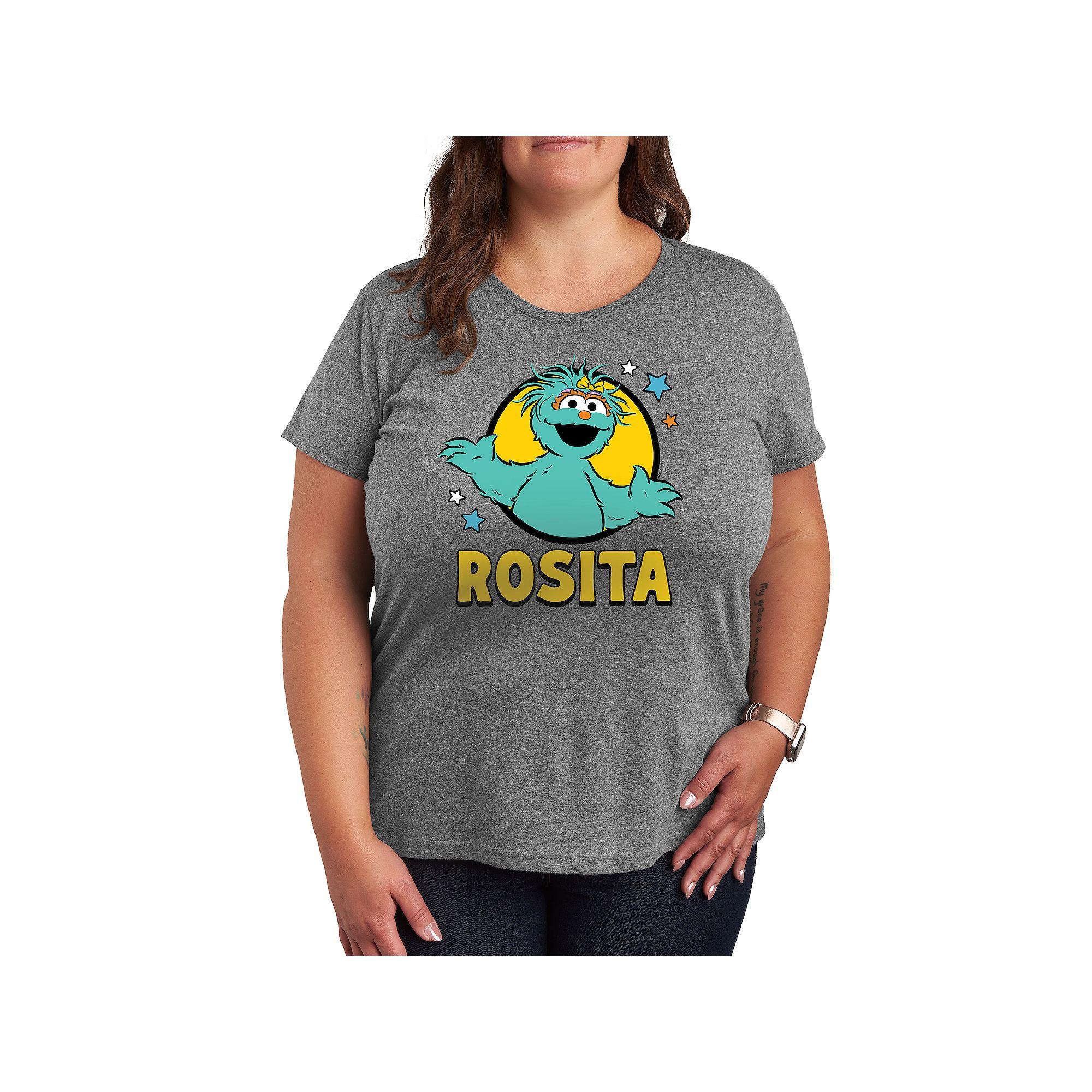 Plus Sesame Street Rosita With Stars Graphic Tee, Women's,  Product Image