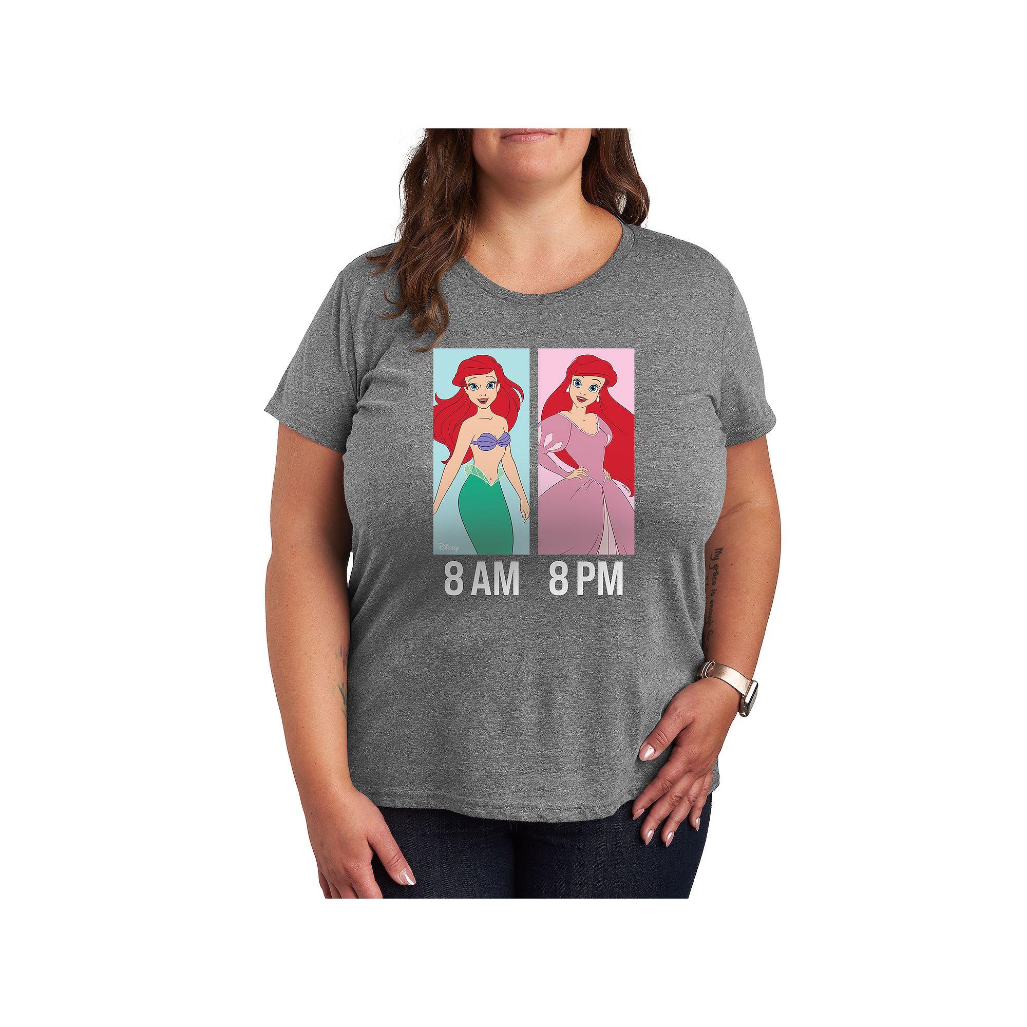 Disney Princess Ariel Plus AM to PM Graphic Tee, Women's,  Product Image