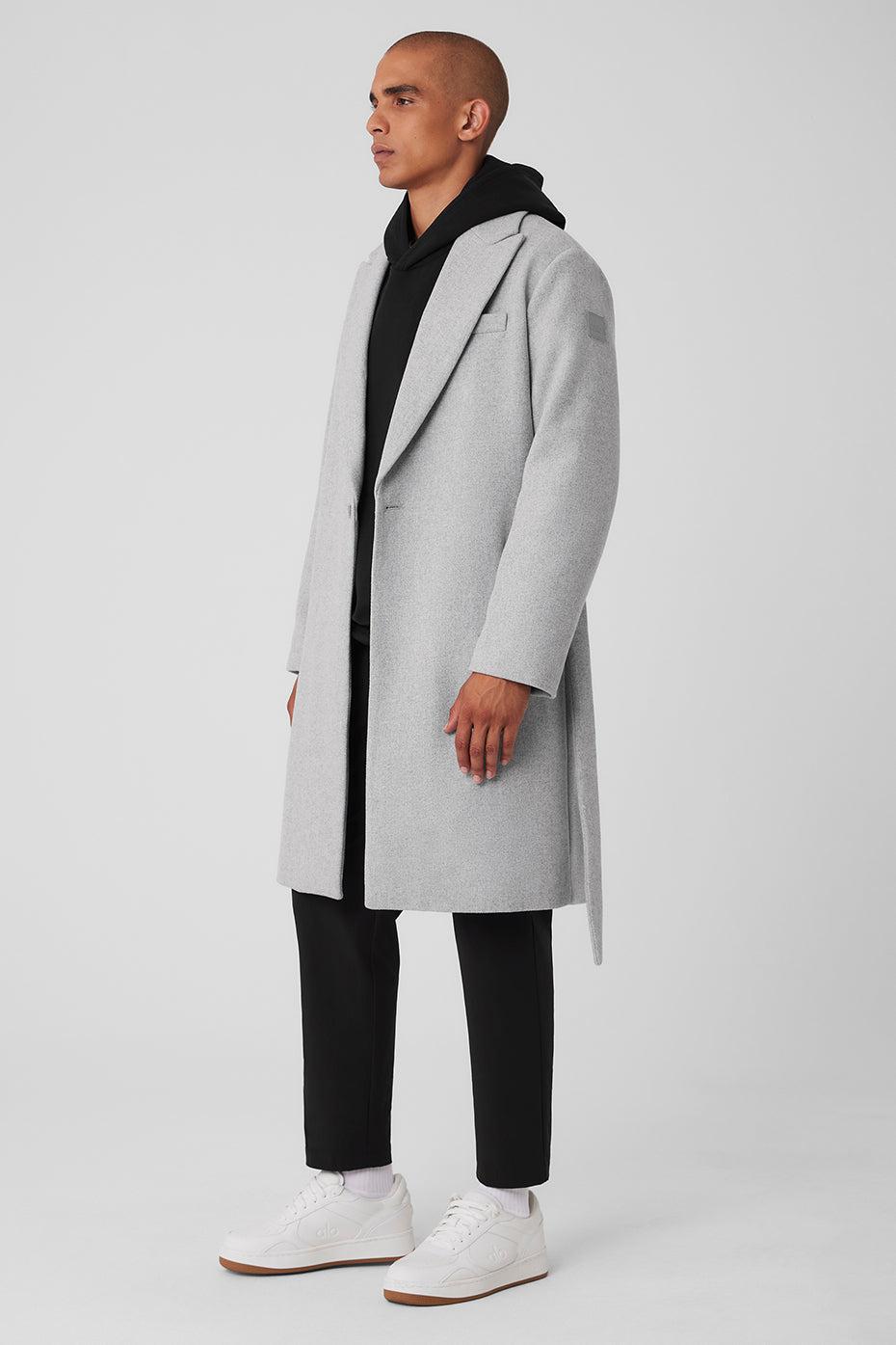 Wool Gameday Overcoat - Athletic Heather Grey Male Product Image