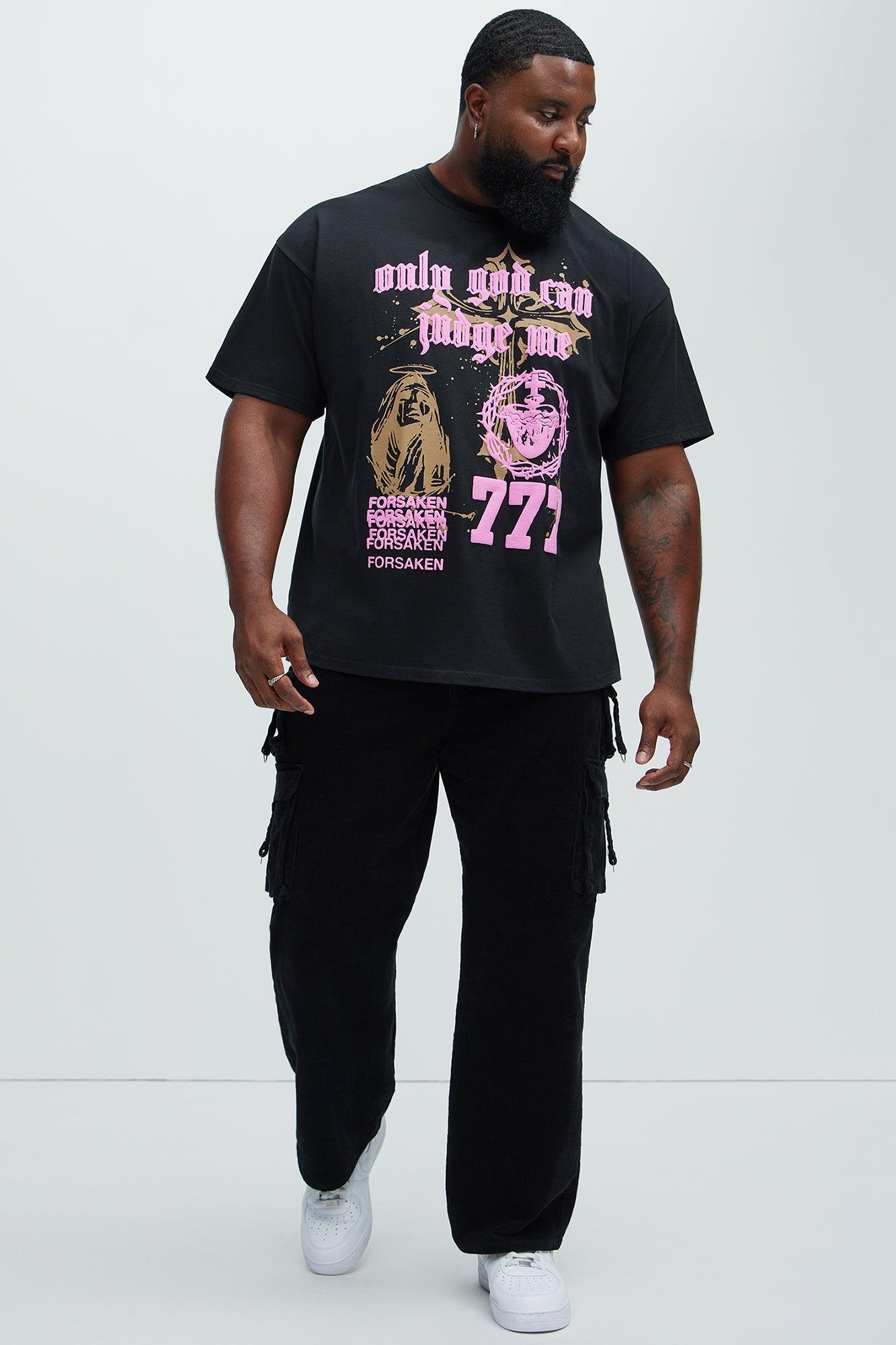 With Me Straight Corduroy Cargo Pants - Black Product Image