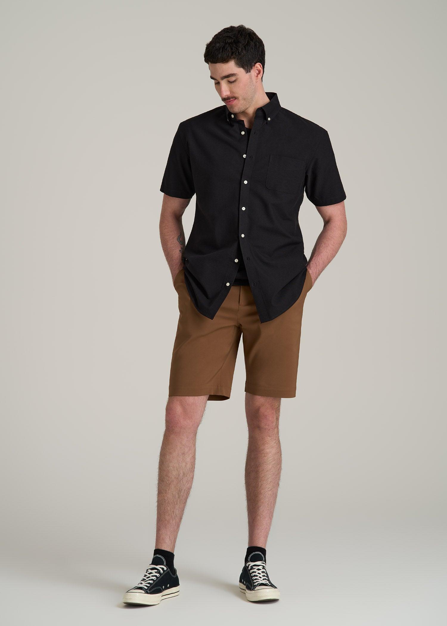 Tech Chino Shorts for Tall Men in Nutshell Male Product Image