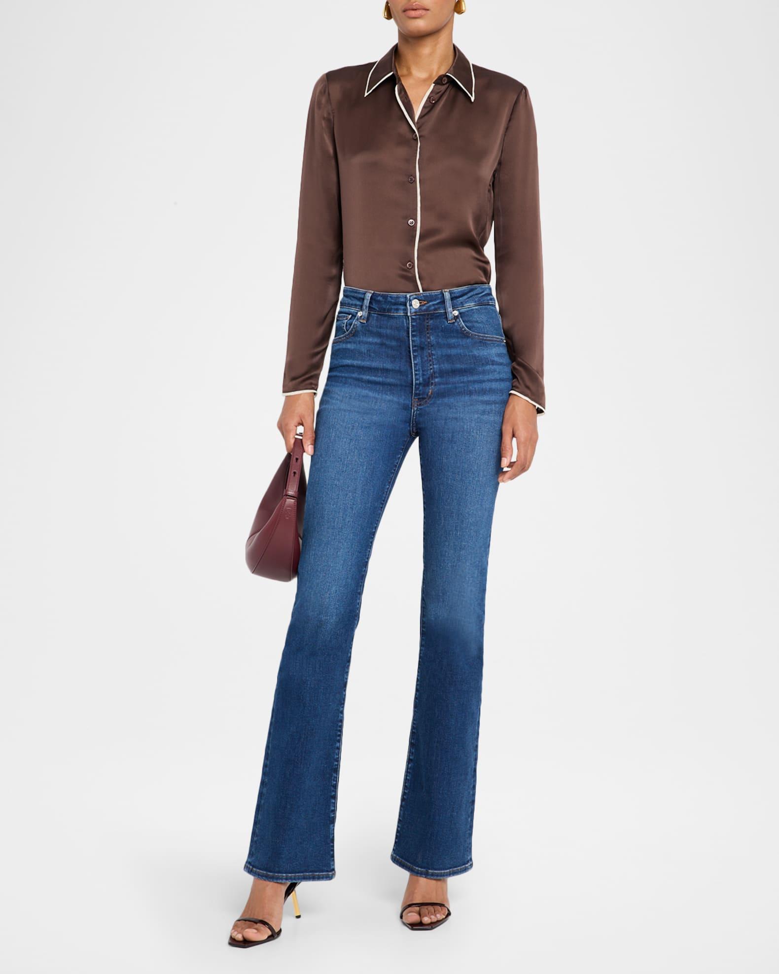 The Slim Essential Silk Blouse Product Image