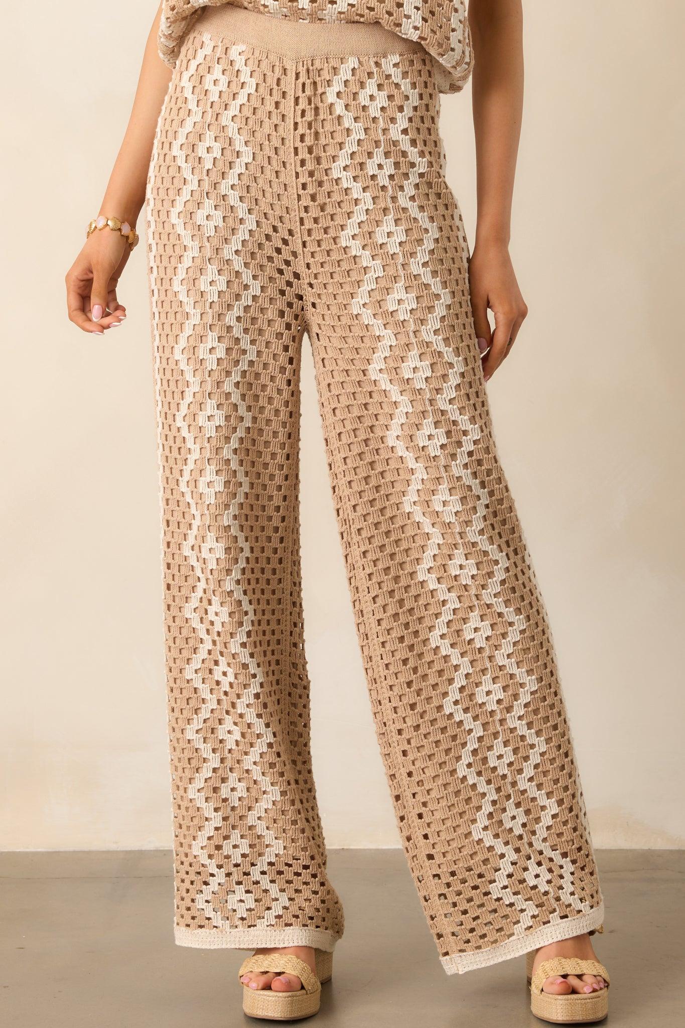 Z Supply Natural Loma Crochet Pant Product Image