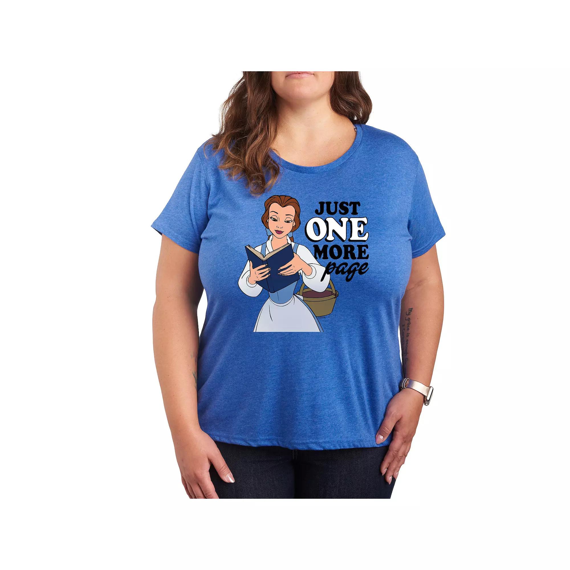 Disney Princess Belle Plus One More Page Graphic Tee, Women's,  Product Image