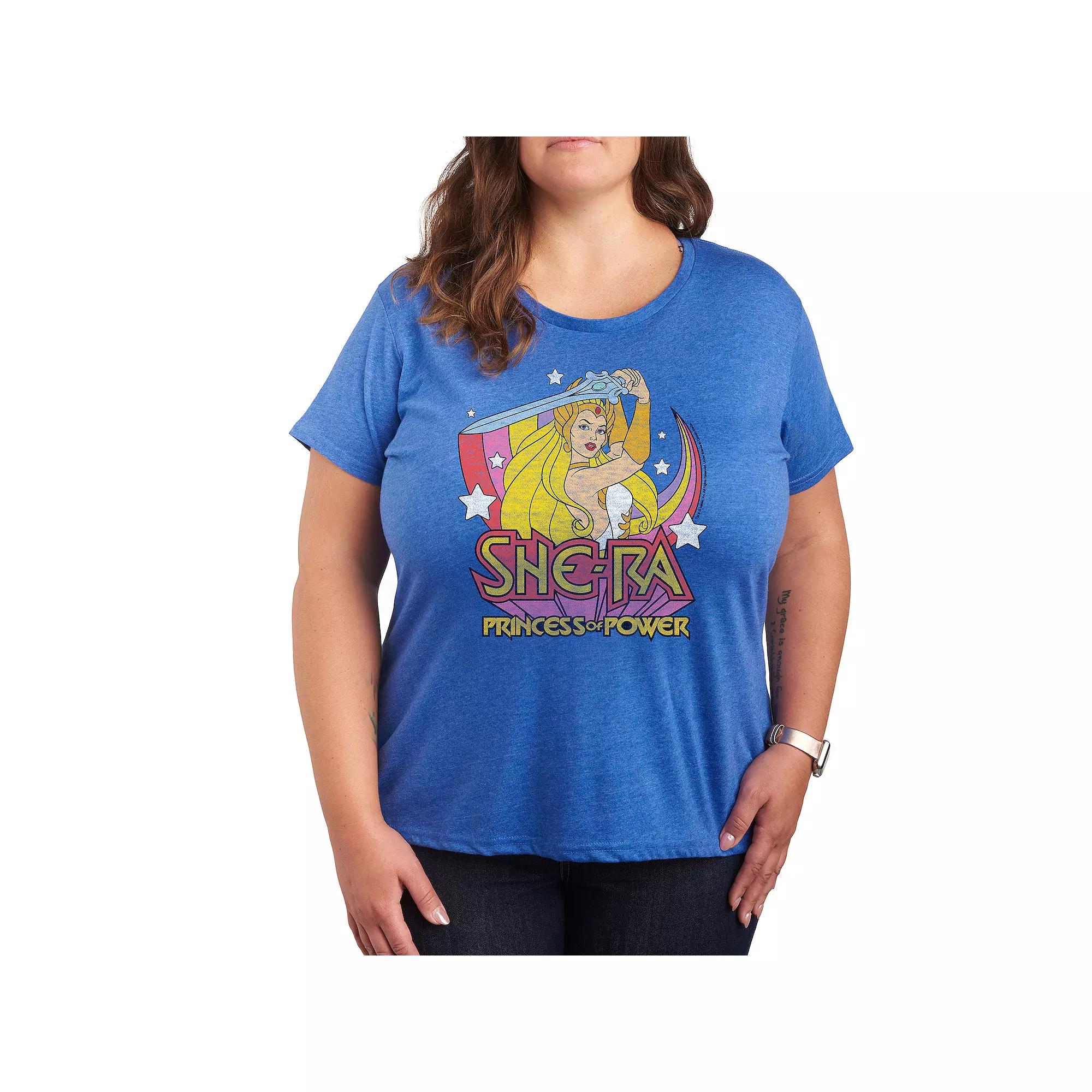 Plus She-Ra Sword Rainbow Graphic Tee, Women's,  Product Image