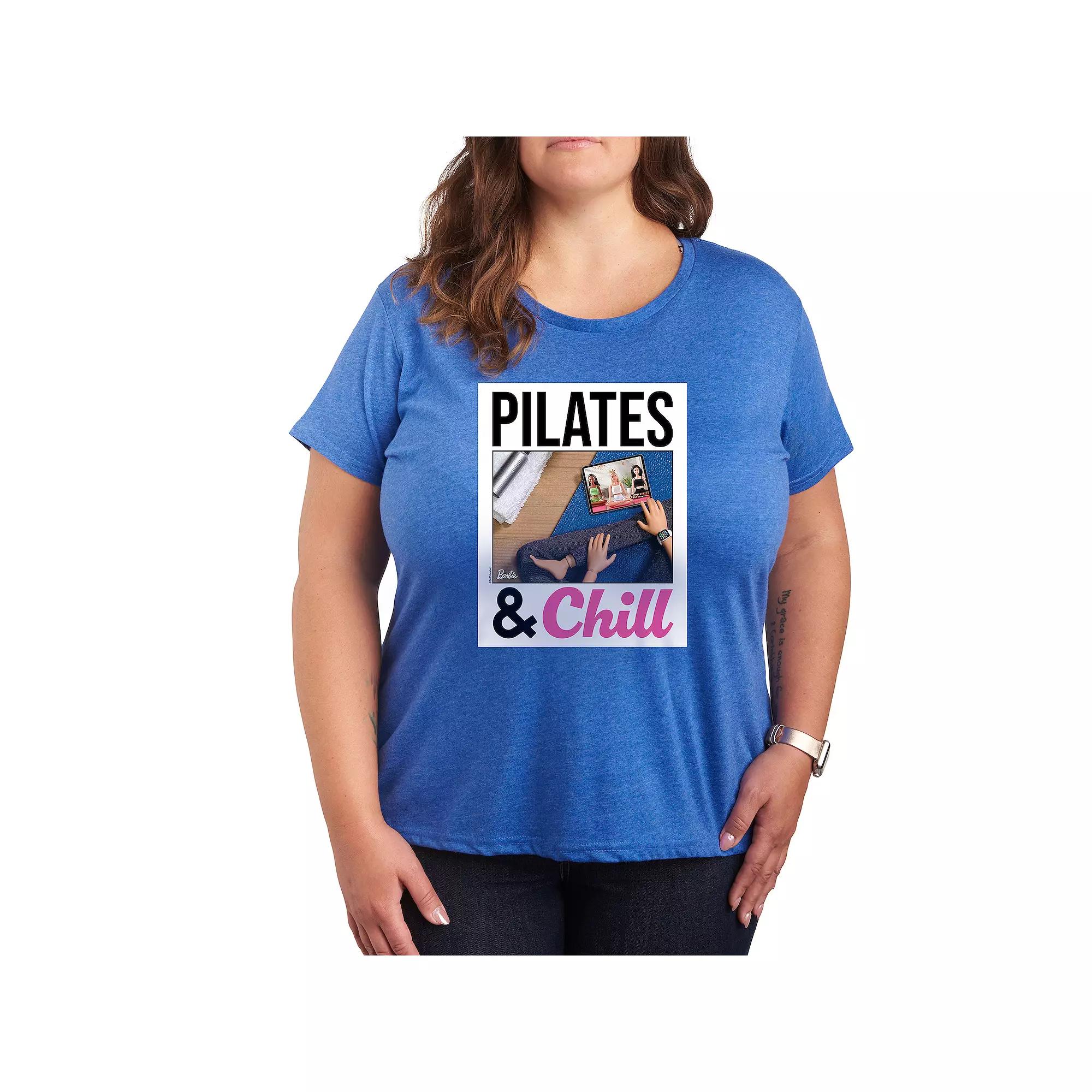 Plus Barbie® Pilates & Chill Graphic Tee, Women's,  Product Image