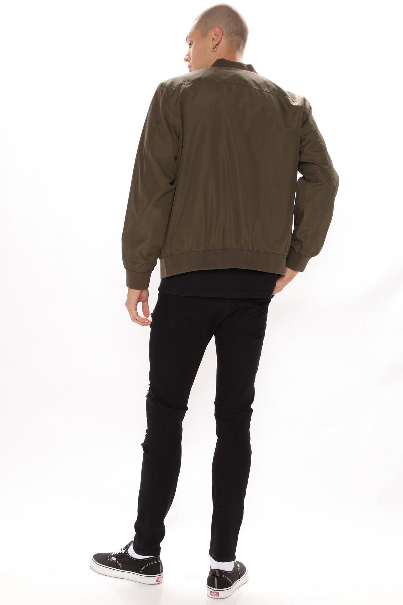 Eddie Bomber Jacket - Olive Product Image