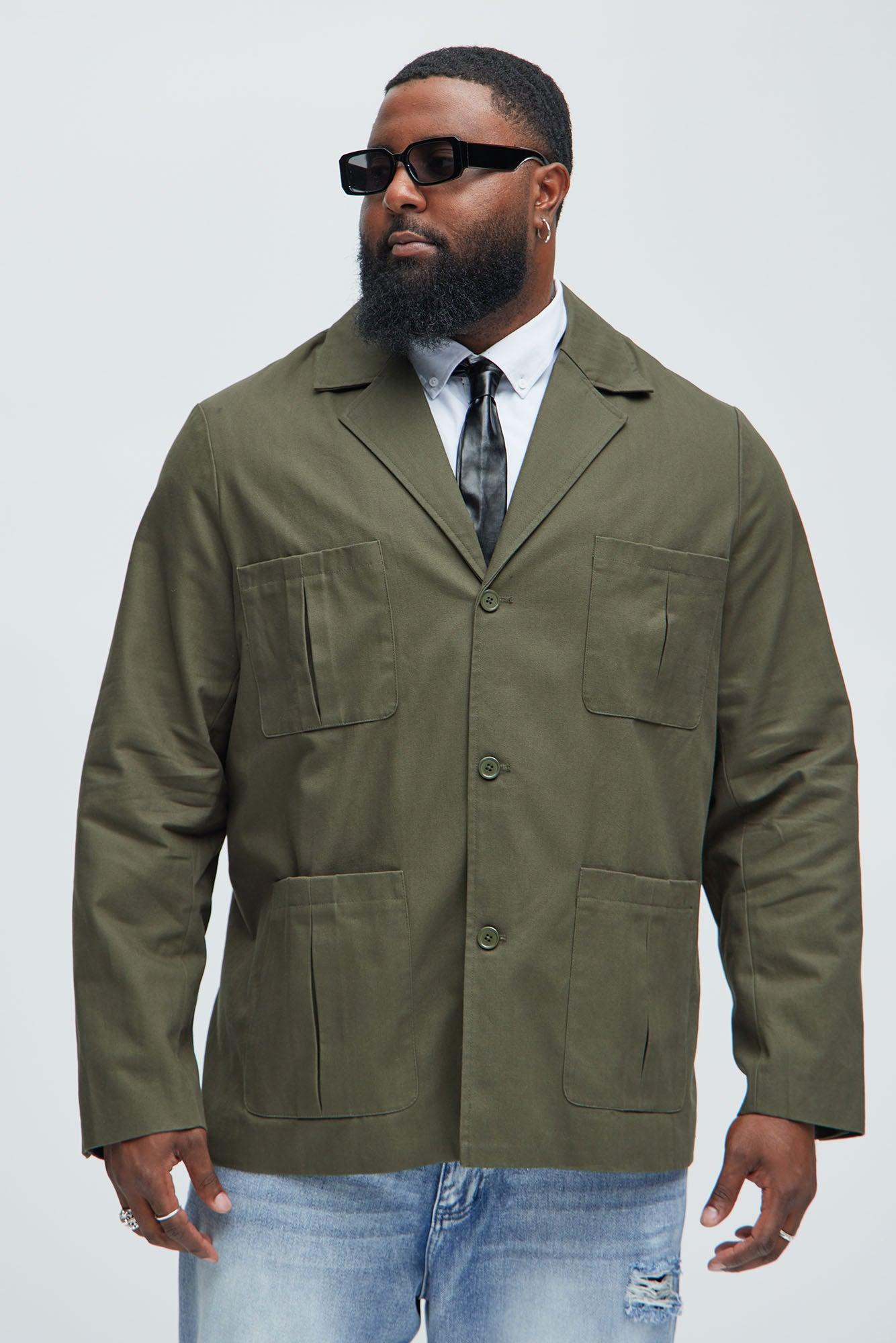 Berry Casual Jacket - Olive Product Image