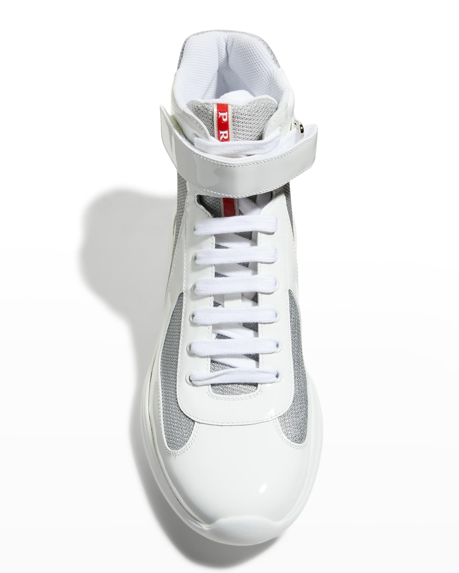 Men's America's Cup Patent Leather High-Top Sneakers Product Image
