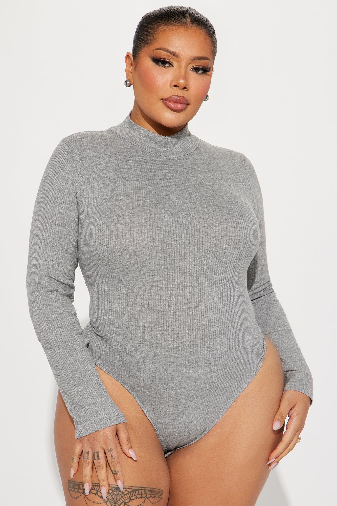 Dana Bodysuit - Charcoal Product Image