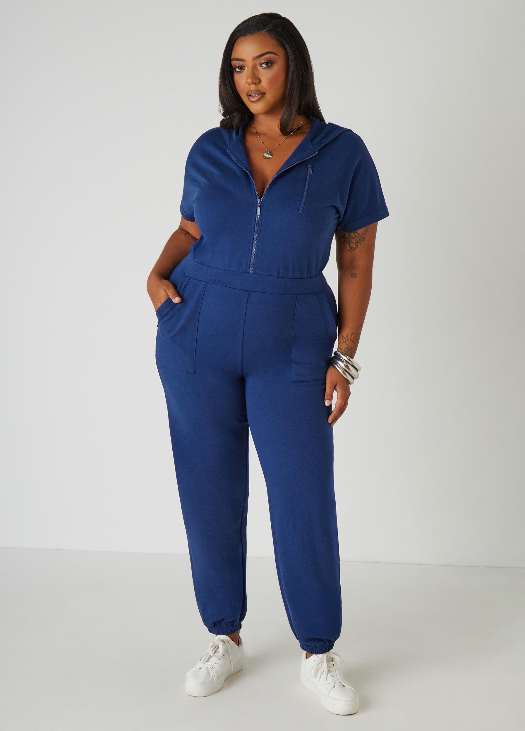 French Terry Joggers Jumpsuit Product Image