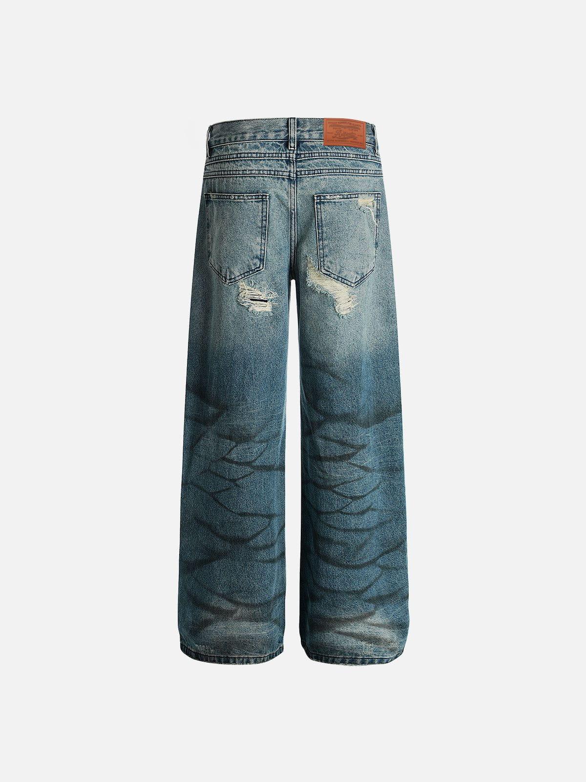 Aelfric Eden Ripped Washed Jeans Product Image