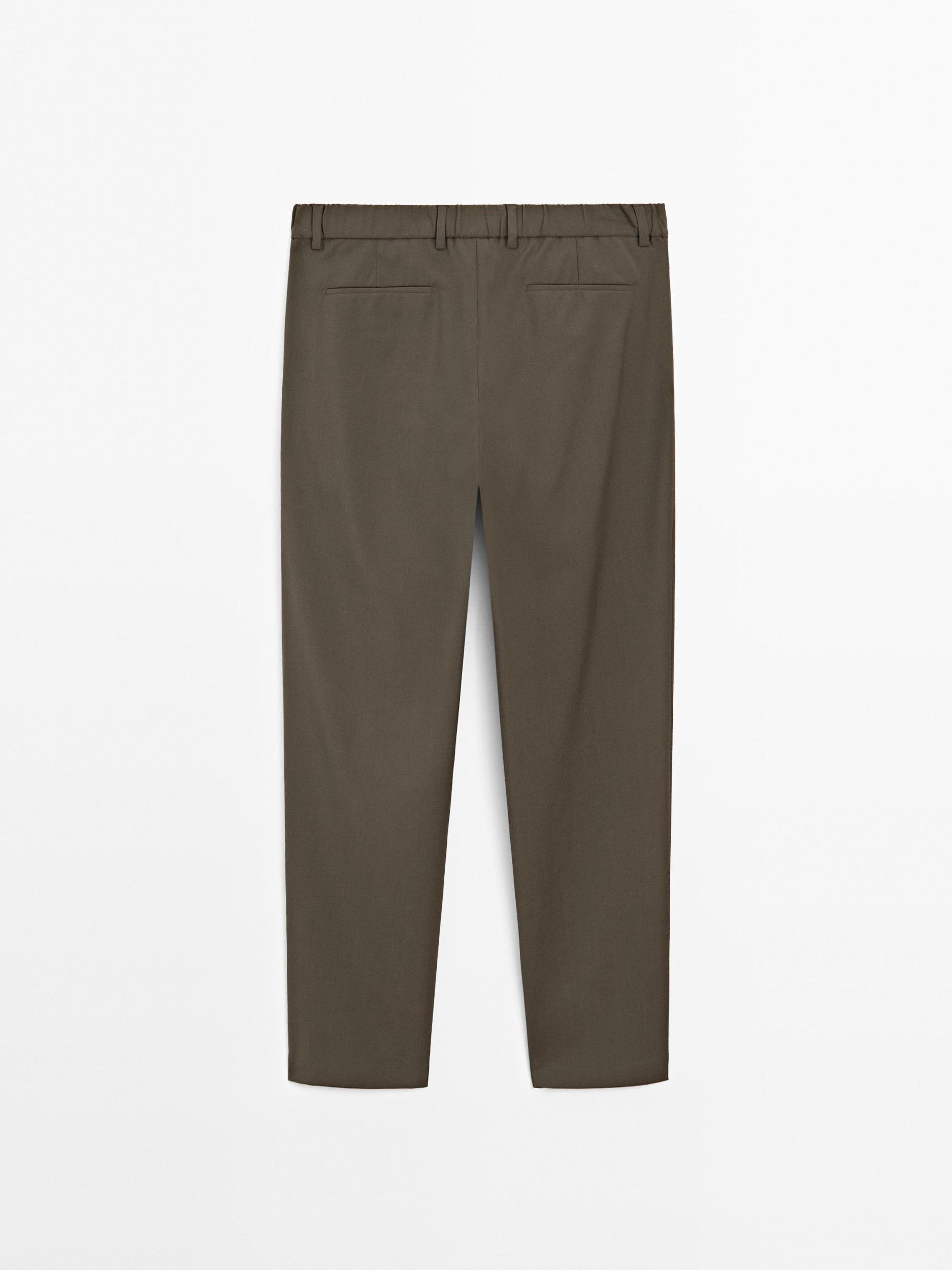 Total look wool blend trousers Product Image