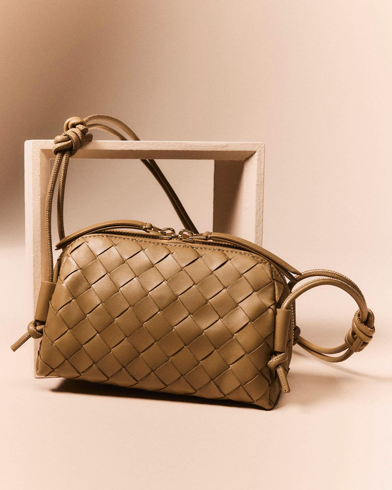 Zip Leather Pouch Shoulder Bag Product Image