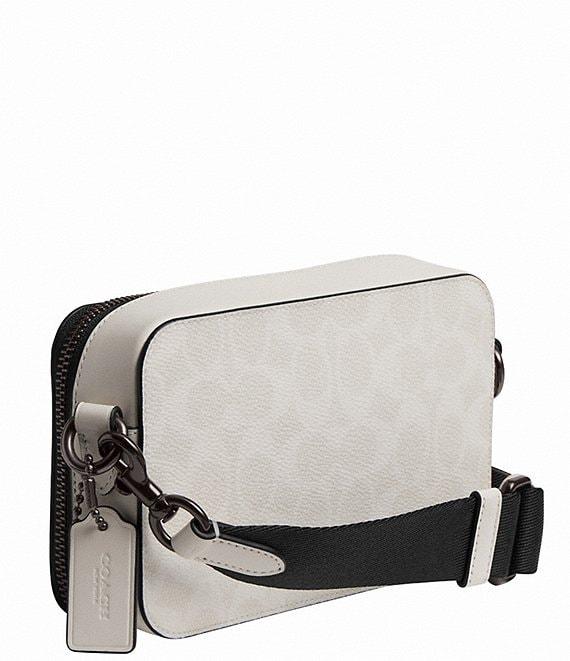 COACH Charter Signature Canvas Leather Slim Crossbody Bag Product Image