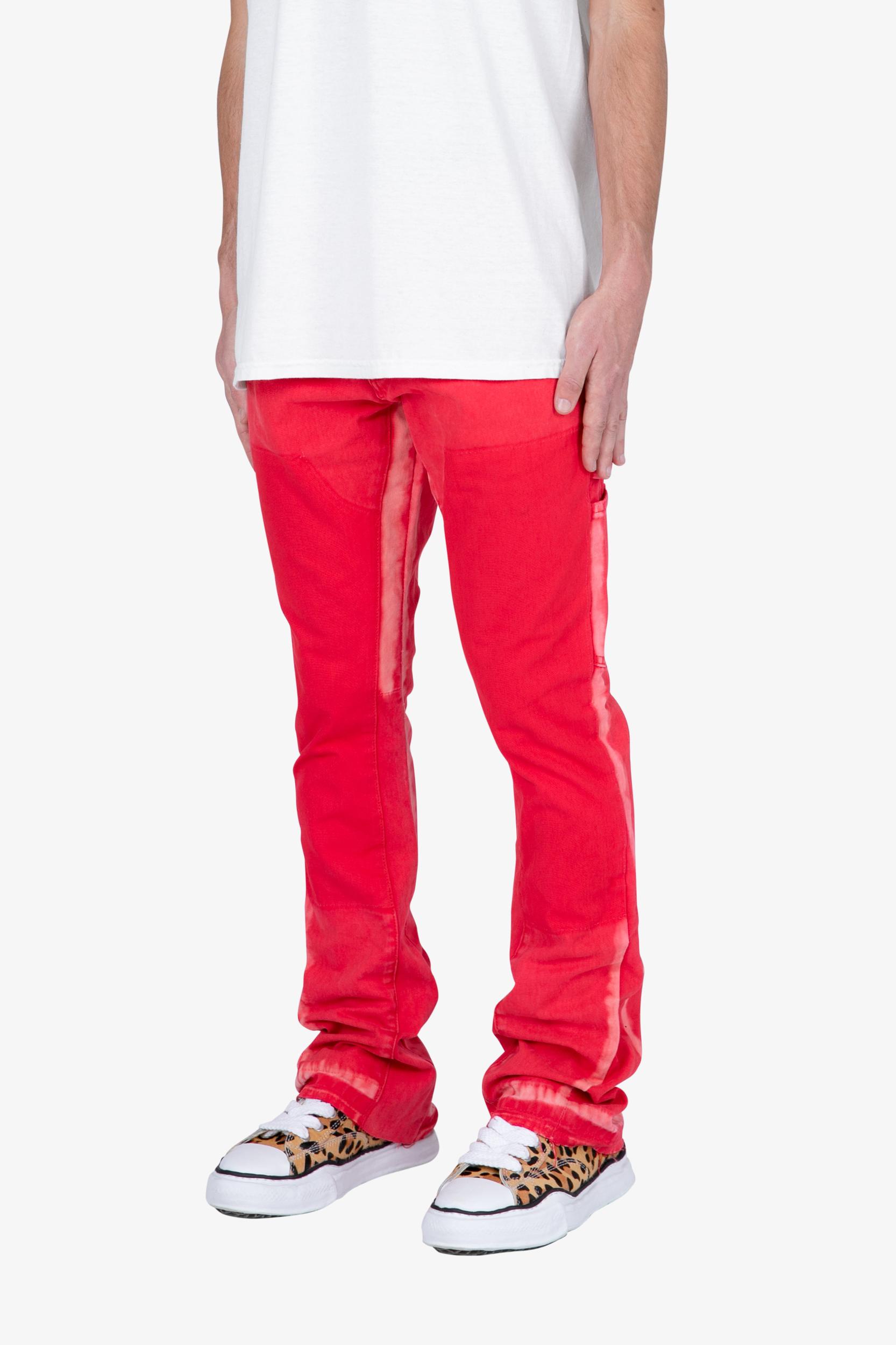 B404 Flare Denim - Red Male Product Image