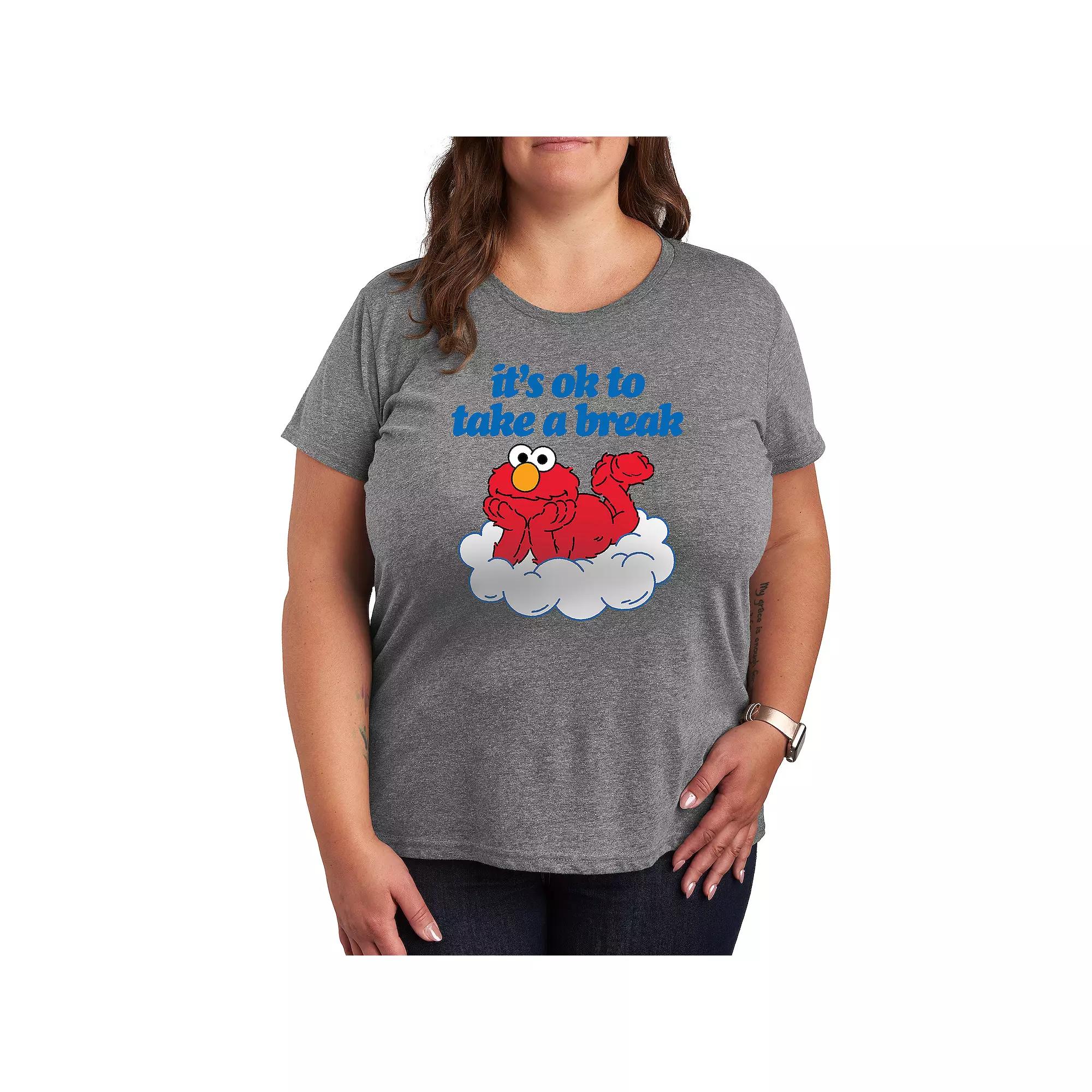 Plus Sesame Street Ok To Take A Break Graphic Tee, Women's,  Product Image