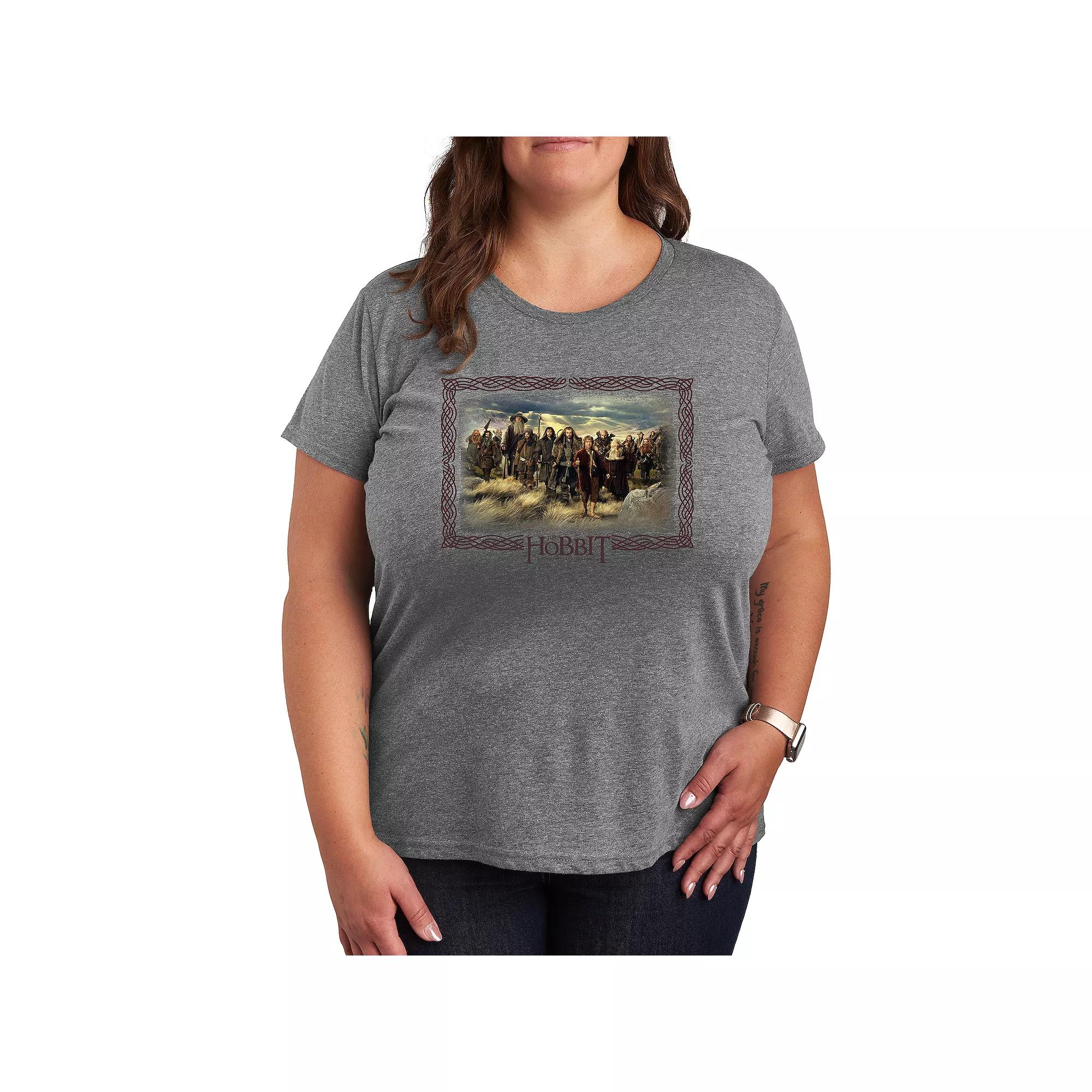 Plus Stacked Books Graphic Tee, Women's,  Product Image
