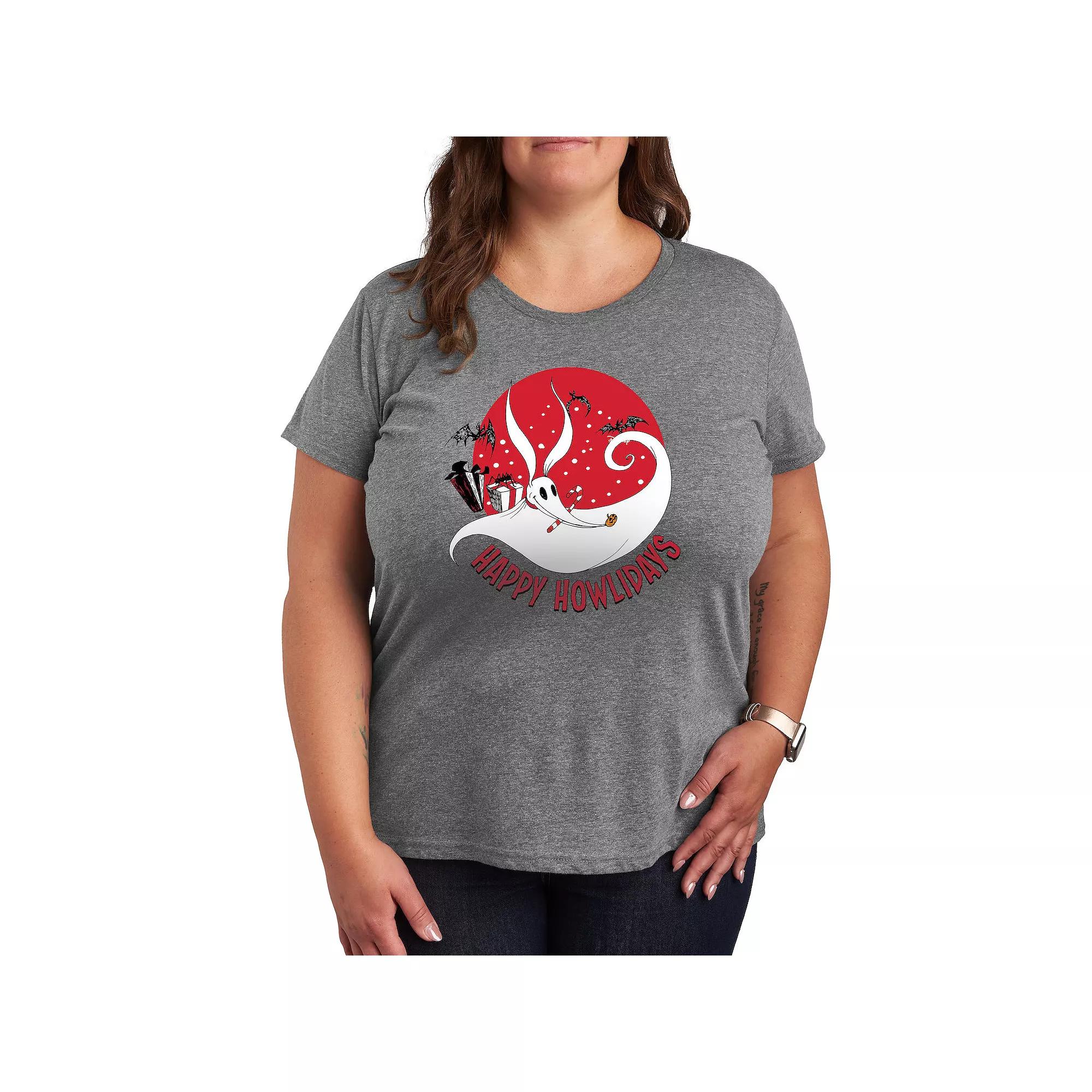Disney's Nightmare Before Christmas Plus Happy Howlidays Graphic Tee, Women's,  Product Image