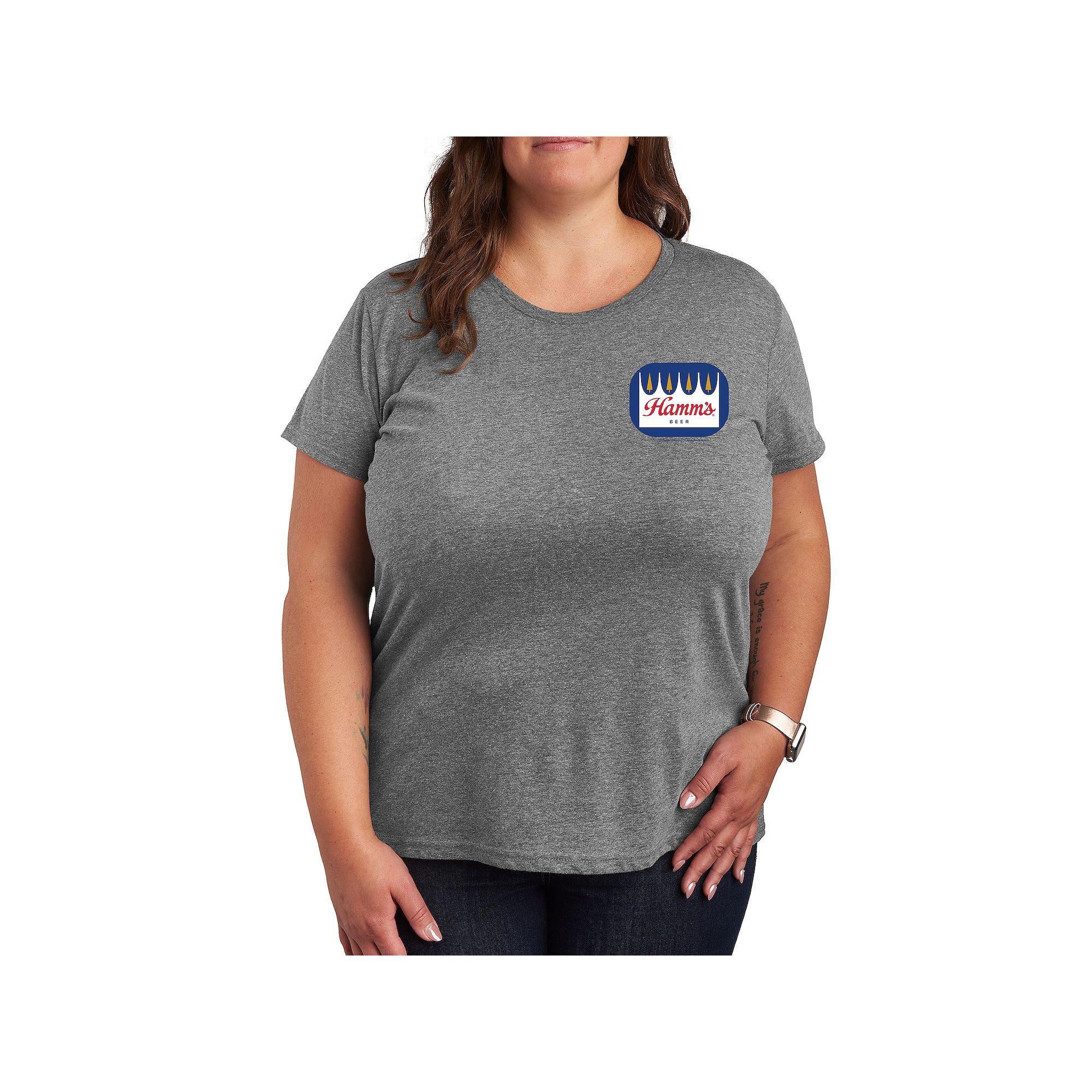 Plus Hamm's Rounded Logo Graphic Tee, Women's,  Product Image