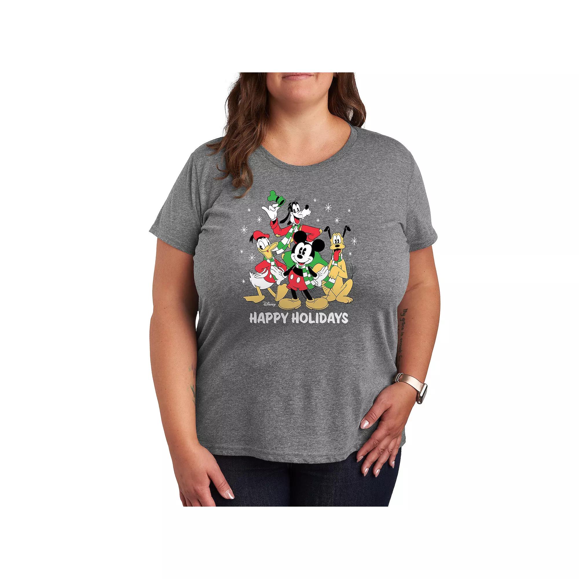 Disney's Winnie The Pooh Plus Merry Christmas Graphic Tee, Women's,  Product Image