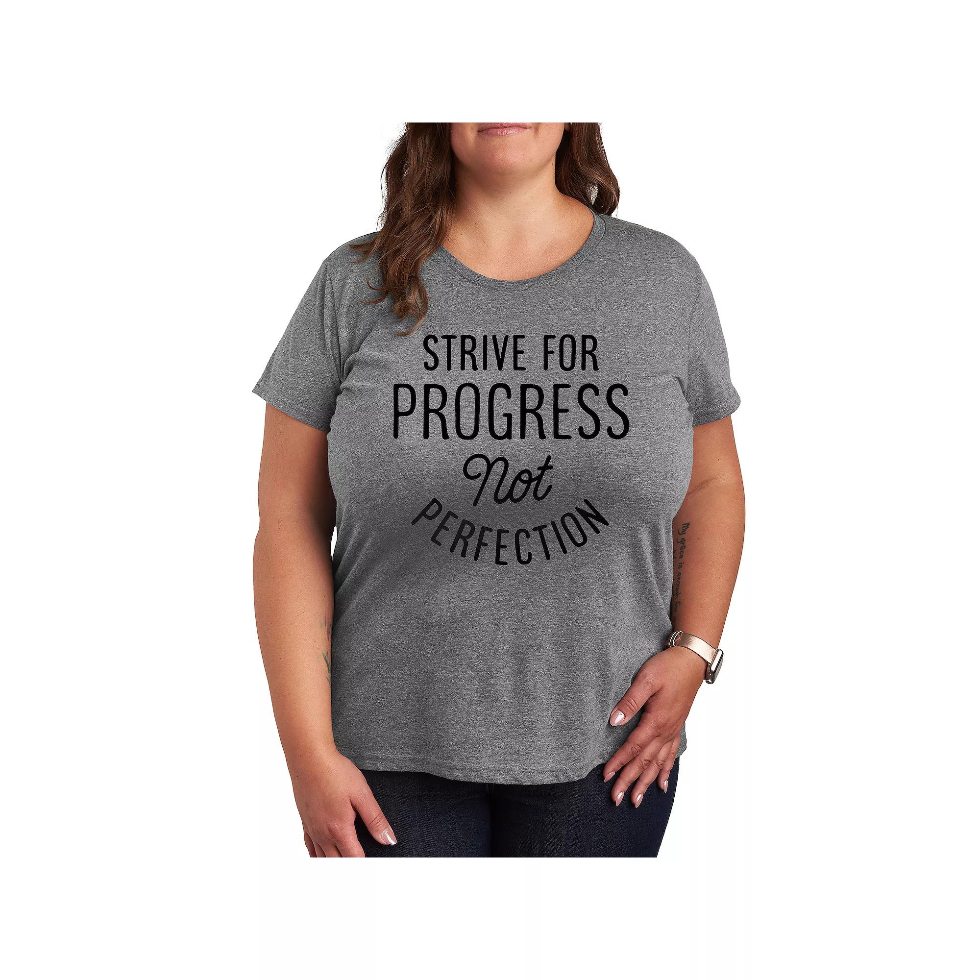 Plus Strength Cross Graphic Tee, Women's,  Product Image