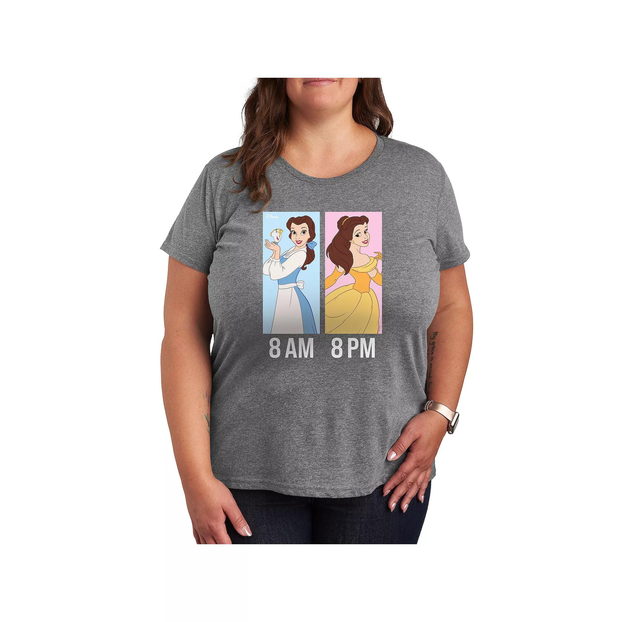 Disney Princess Belle Plus AM to PM Graphic Tee, Women's,  Product Image