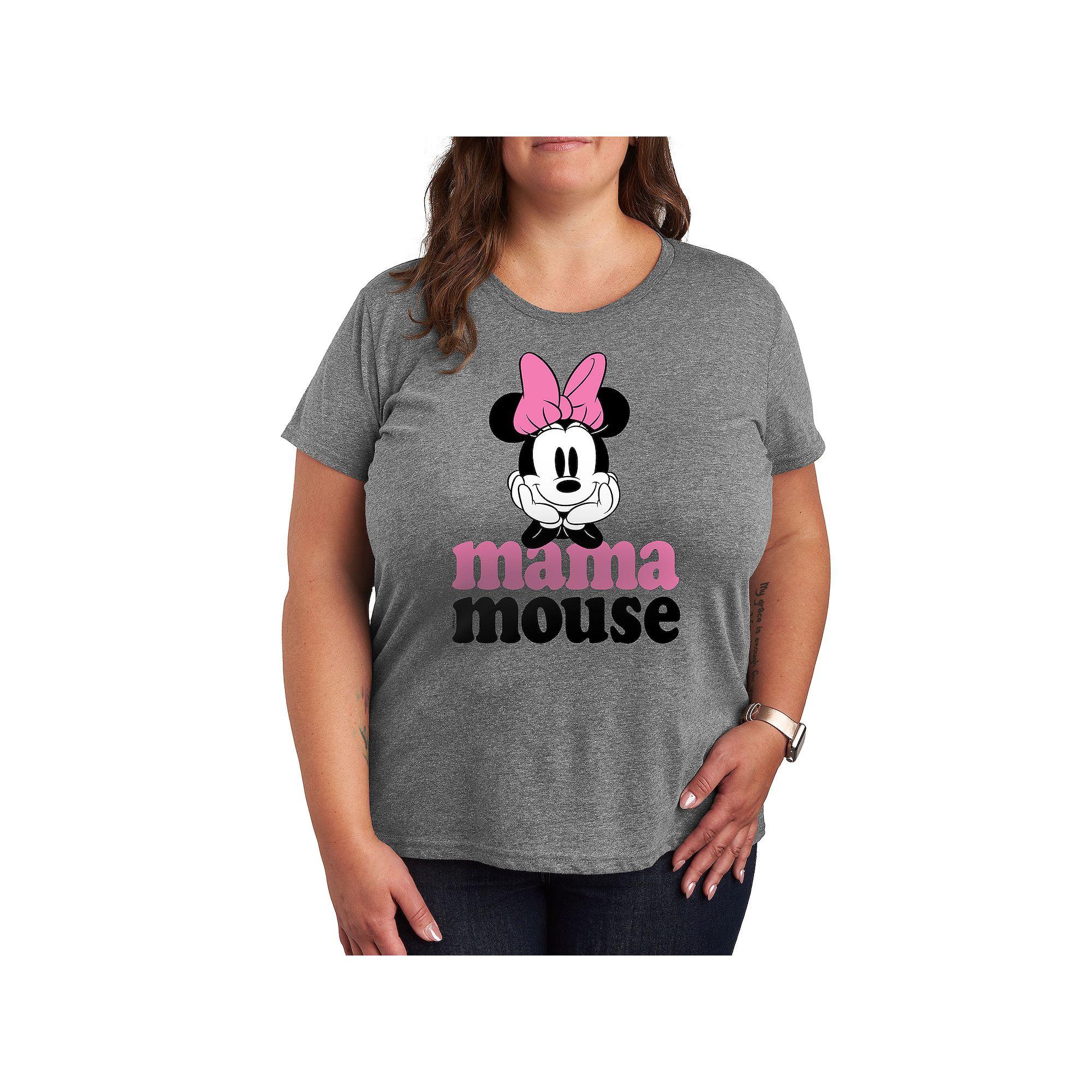 Disney's Minnie Mouse Plus Mama Graphic Tee, Women's,  Product Image