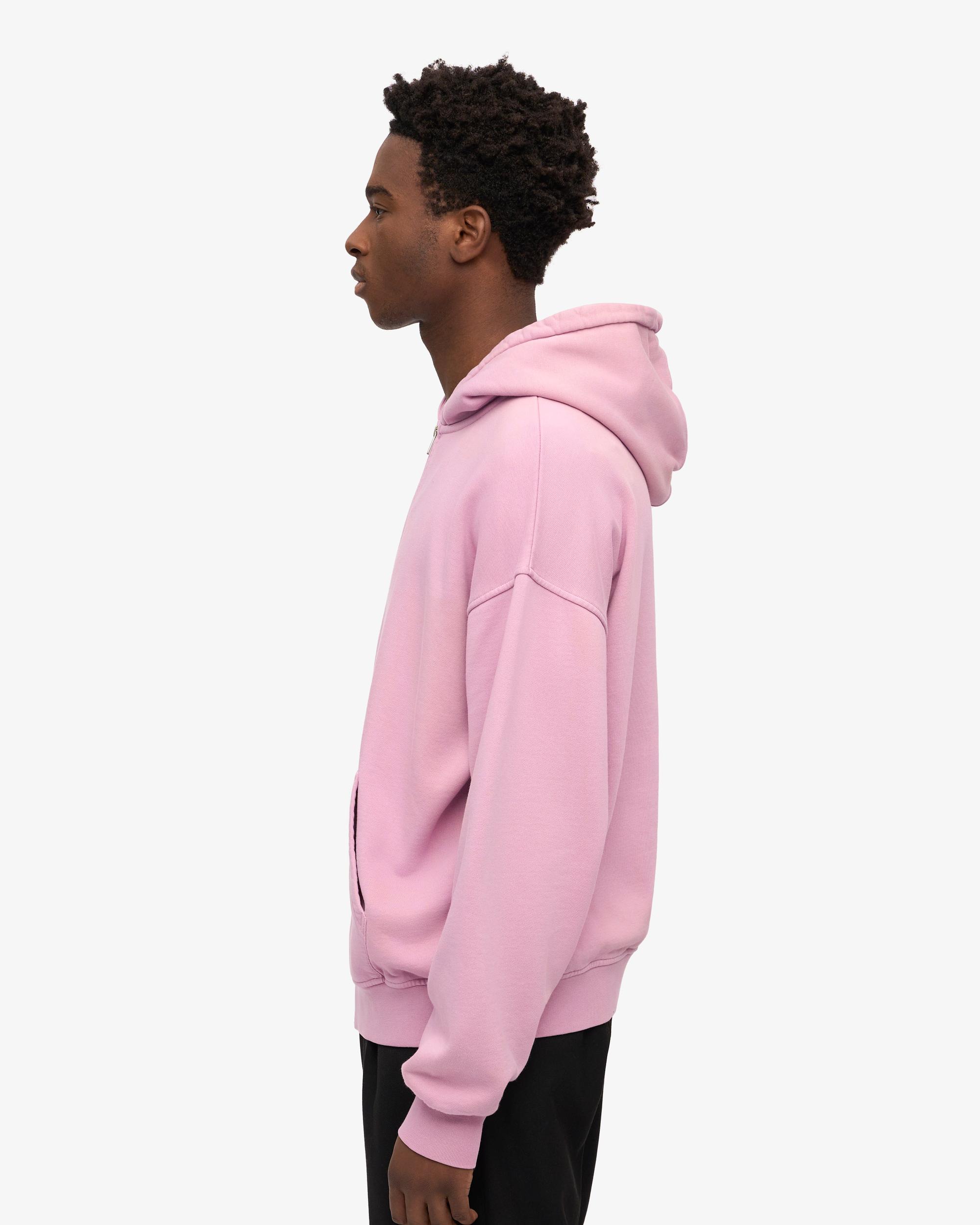 Organic Oversized Zip Hood - Cherry Blossom Product Image