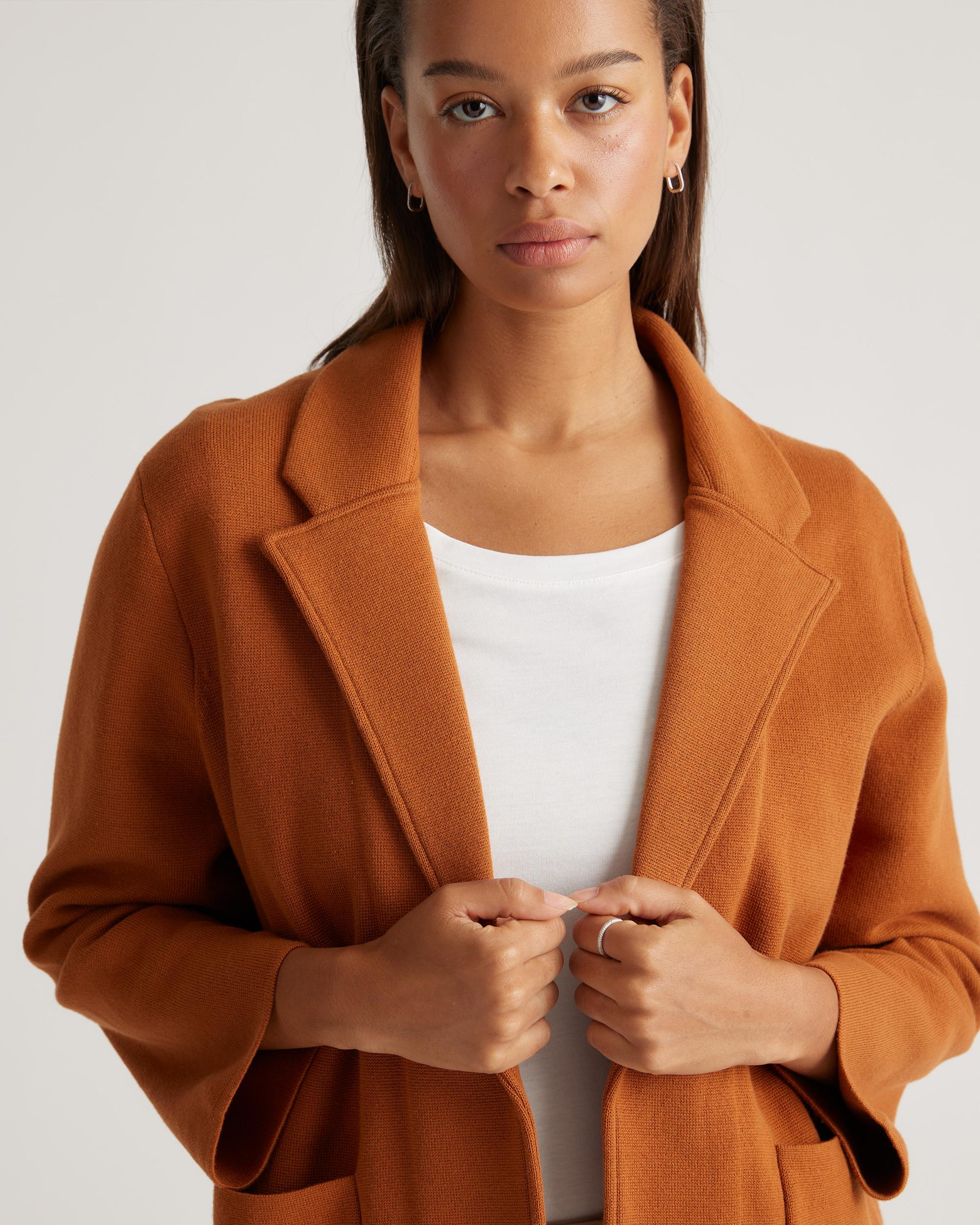 Quince | Women's Knit Blazer Organic Cotton Product Image