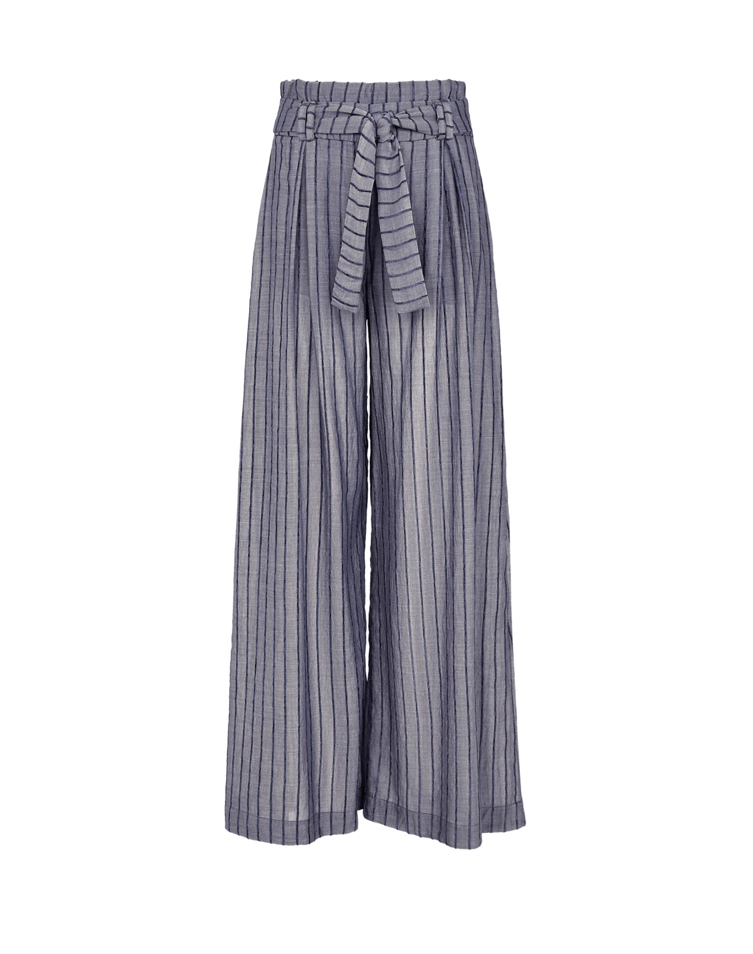 Lysa Palazzo Pants - Sailboat Pinstripe Product Image