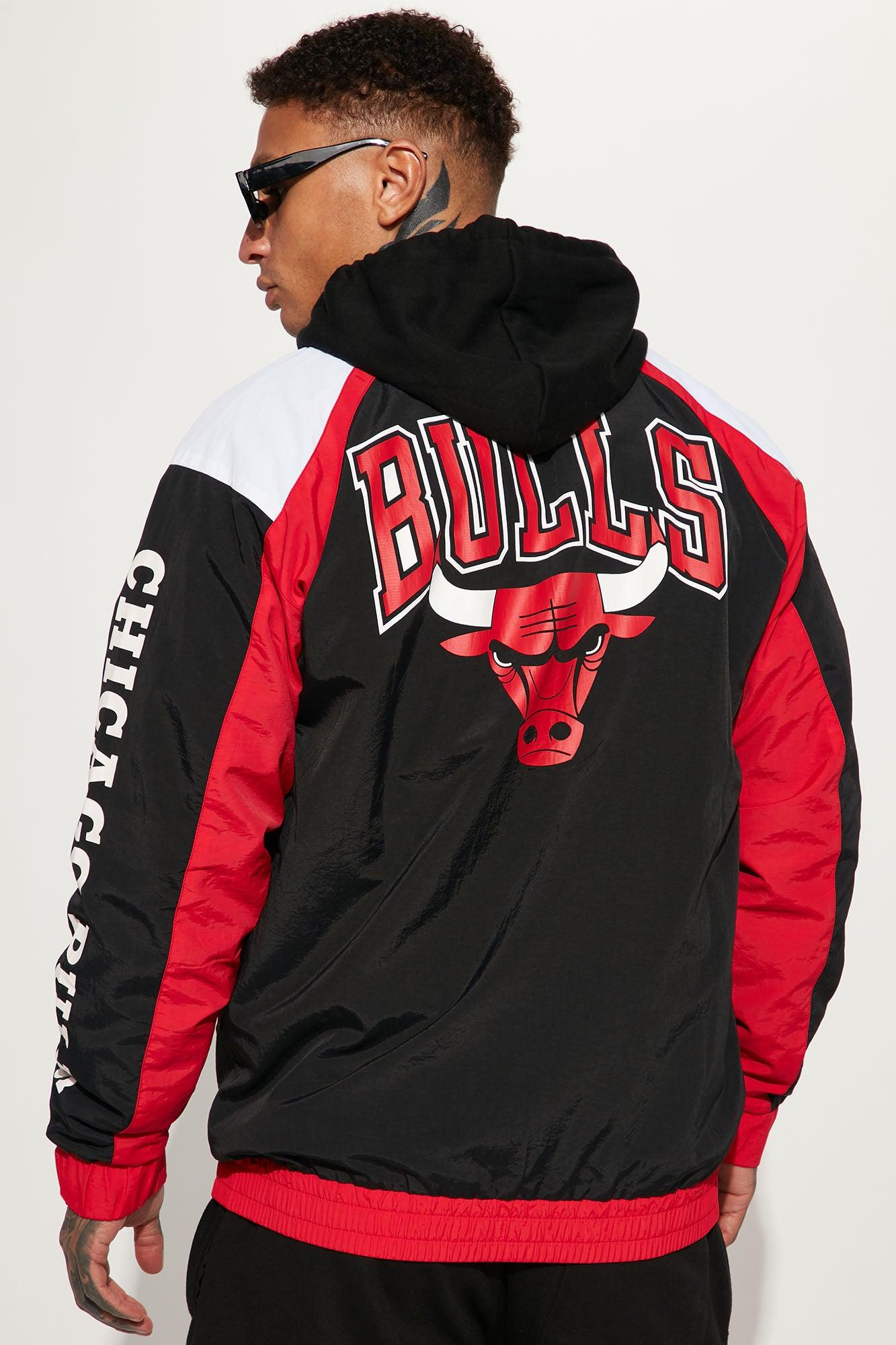 Chicago Bulls Threat Jacket - Black/Red Product Image