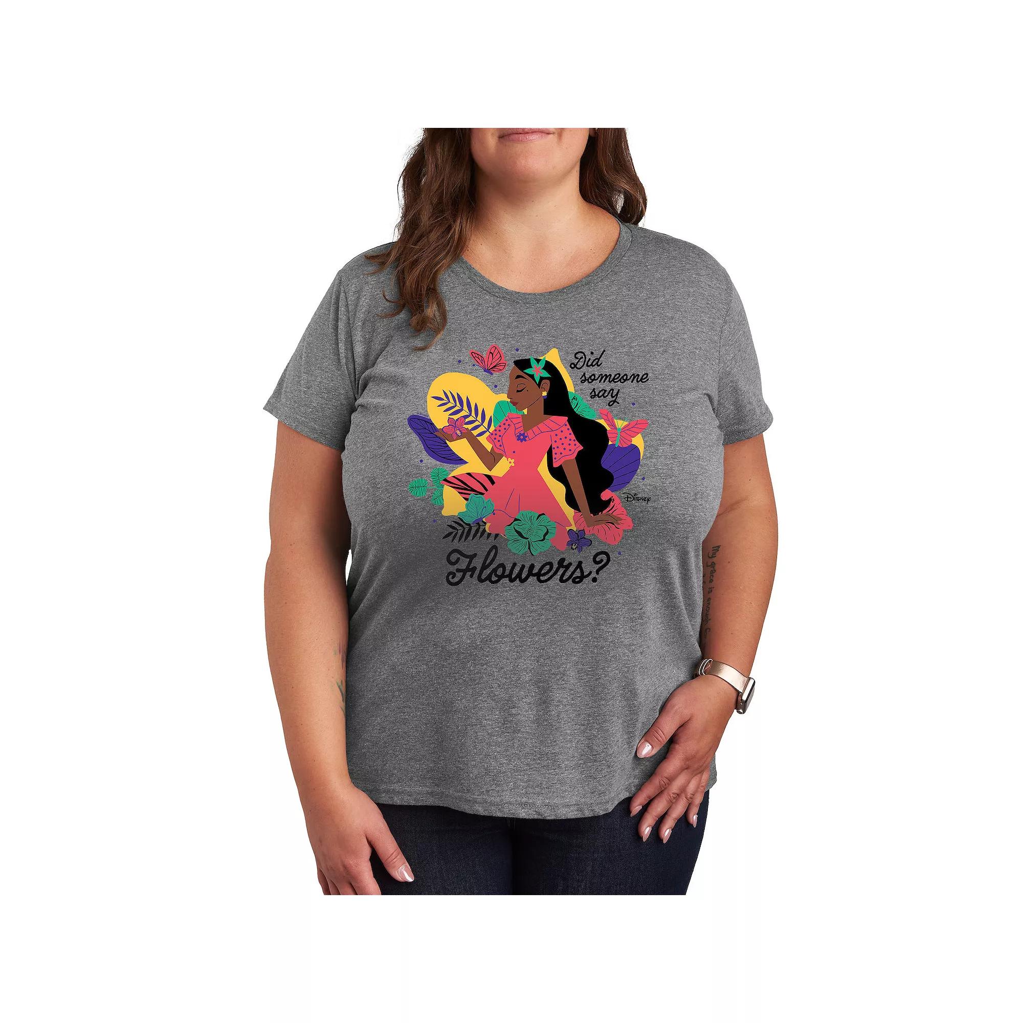 Disney's Encanto Isabela Plus Did Someone Say Flowers Graphic Tee, Women's,  Product Image