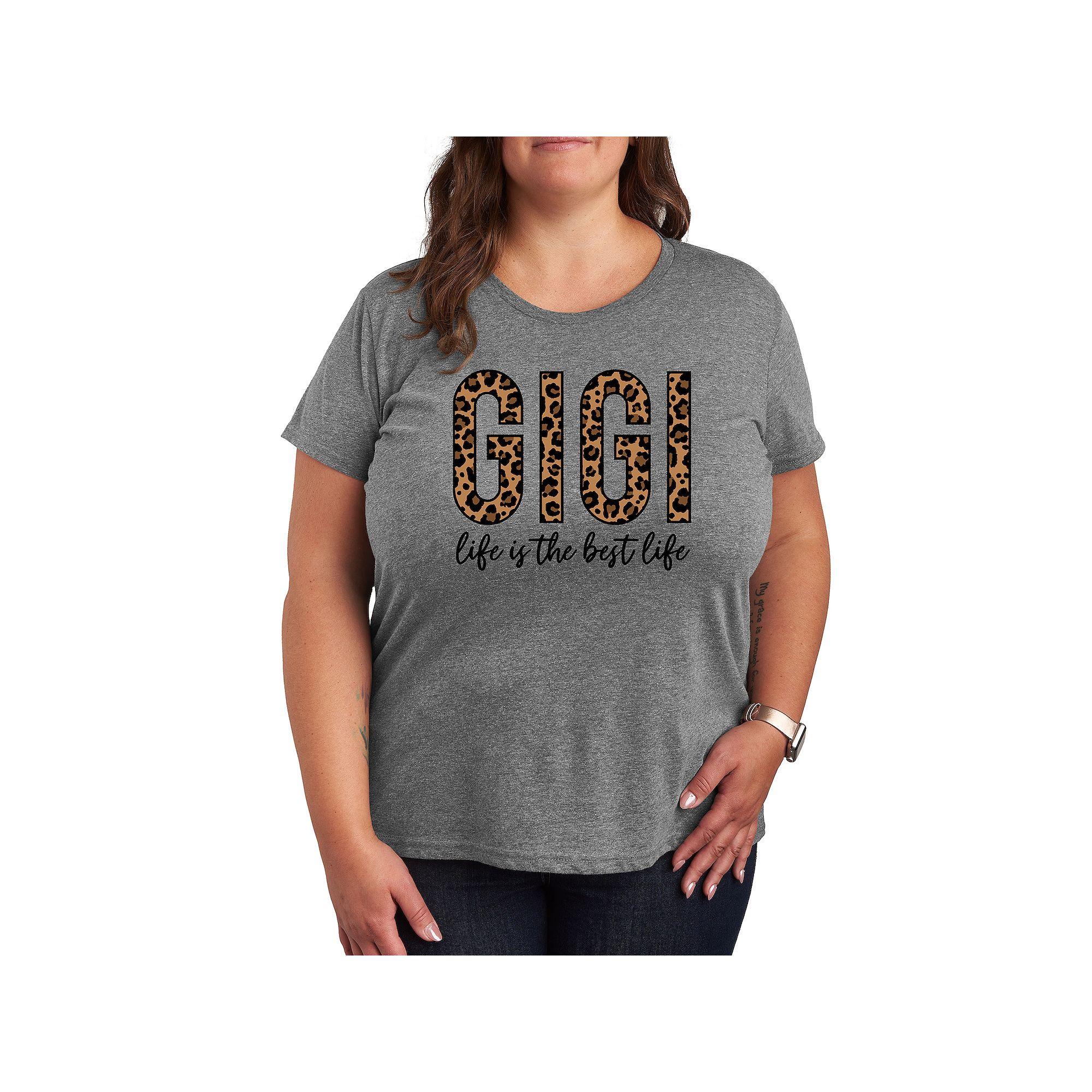 Plus Gigi Life Is The Best Life Graphic Tee, Women's,  Product Image