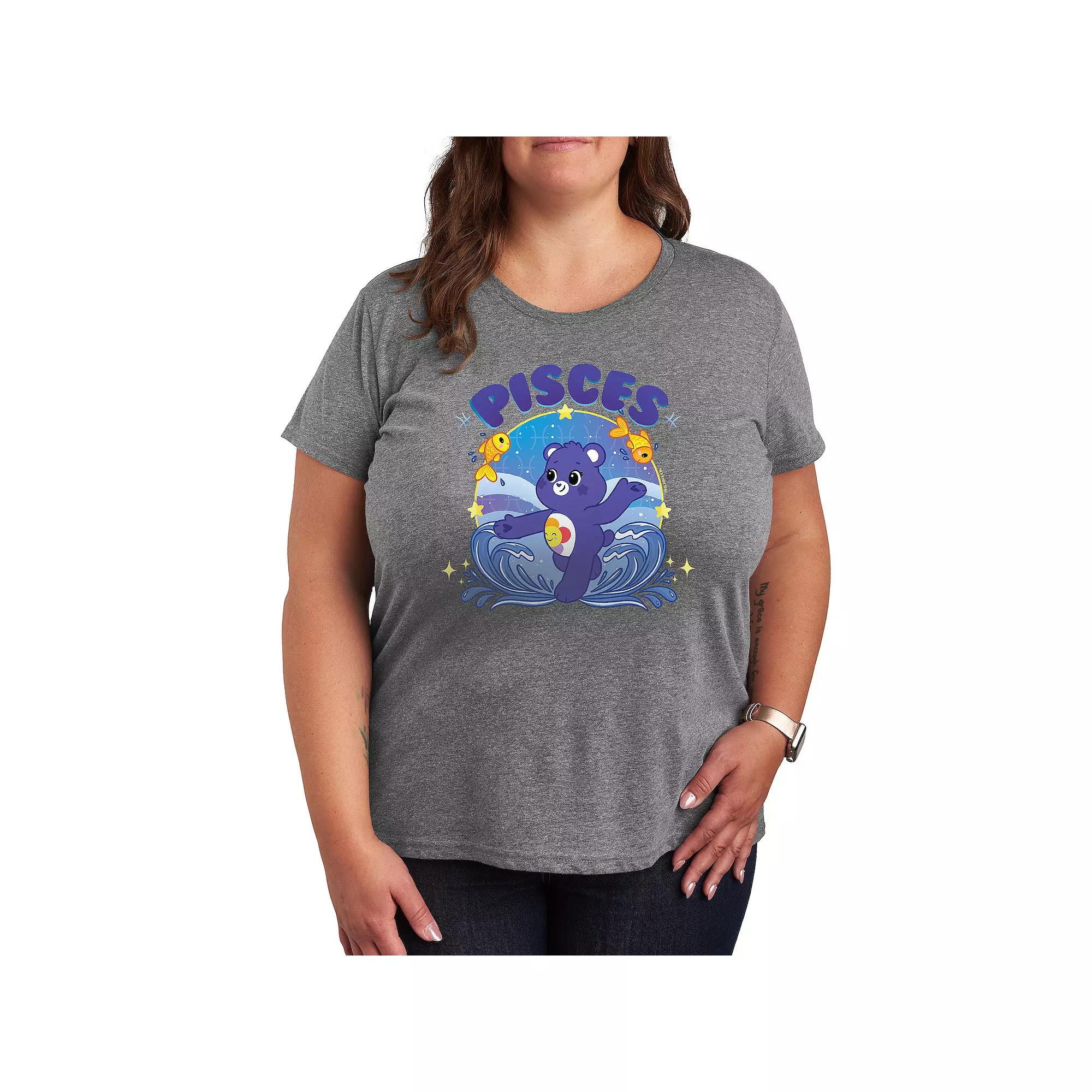 Plus Care Bears Pisces Graphic Tee, Women's,  Product Image