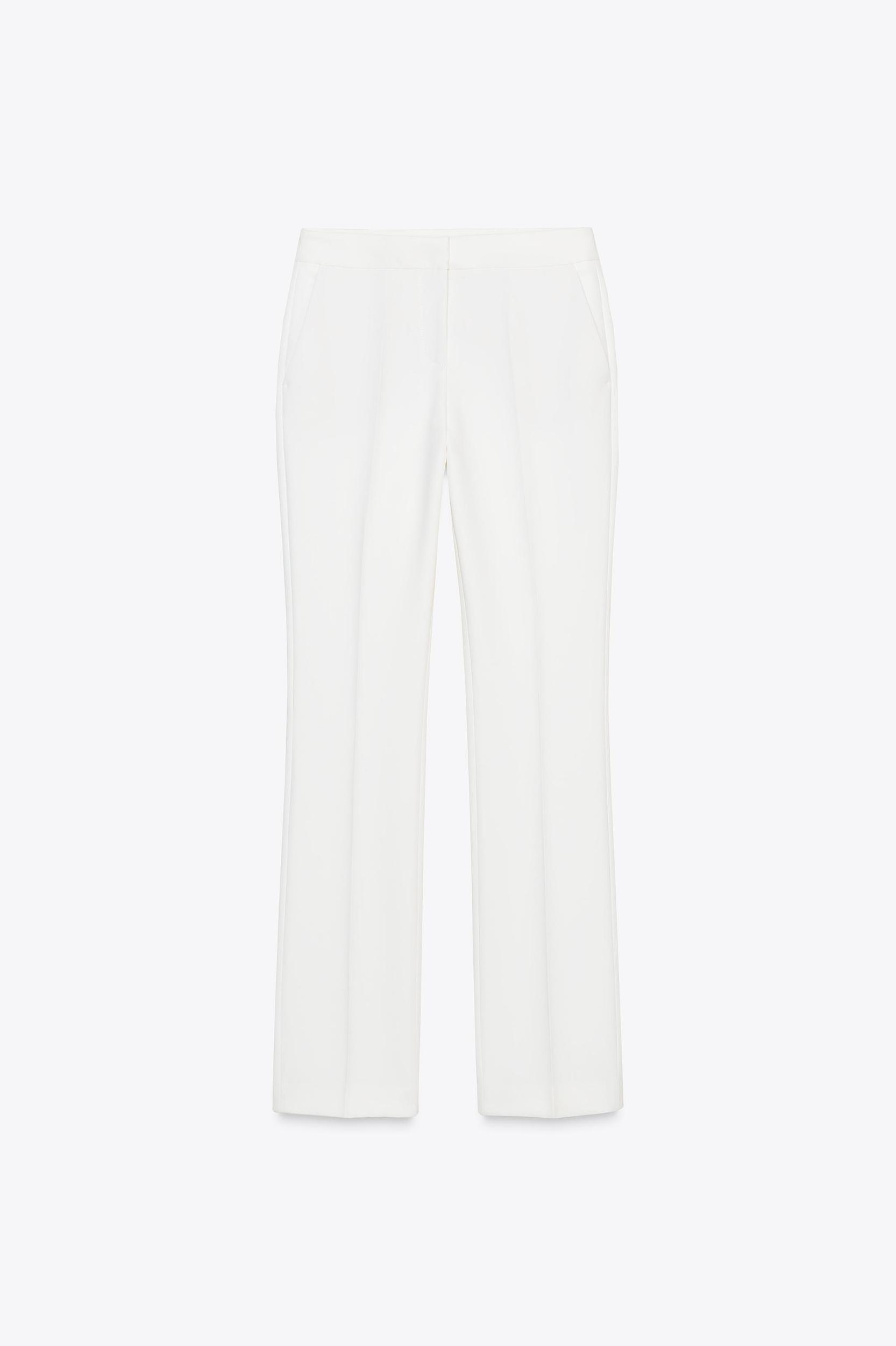 HIGH-WAISTED STRAIGHT LEG PANTS Product Image