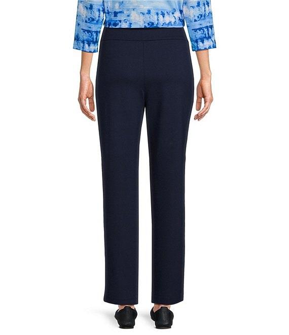 Allison Daley Pull-On Straight Leg Ponte Pants Product Image