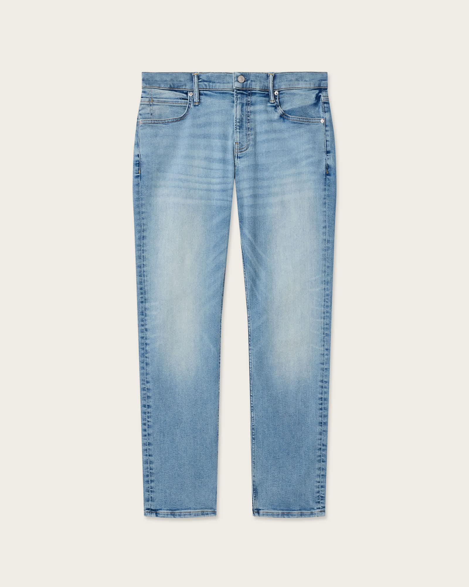 Sid Skinny Fit Denim Jeans Light Indigo | ALLSAINTS US Product Image